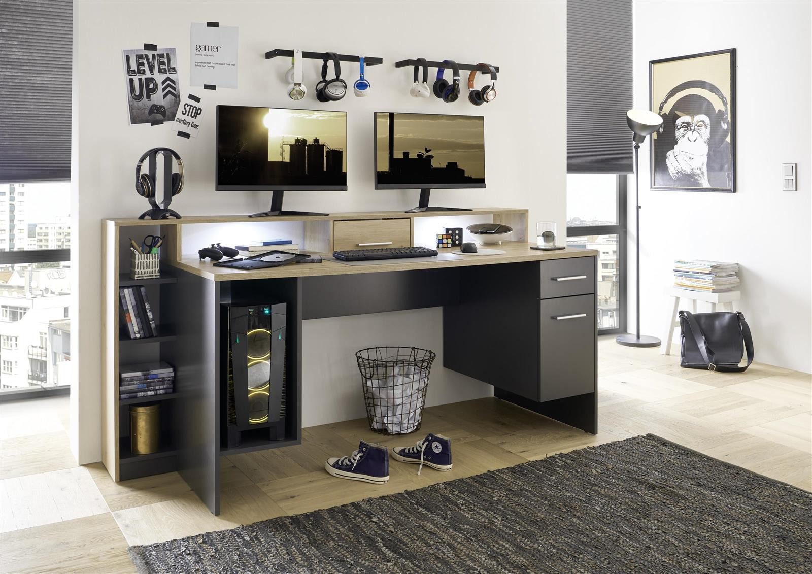 Bega Consult Schreibtisch 182 x 92 x 70 cm (B/H/T)