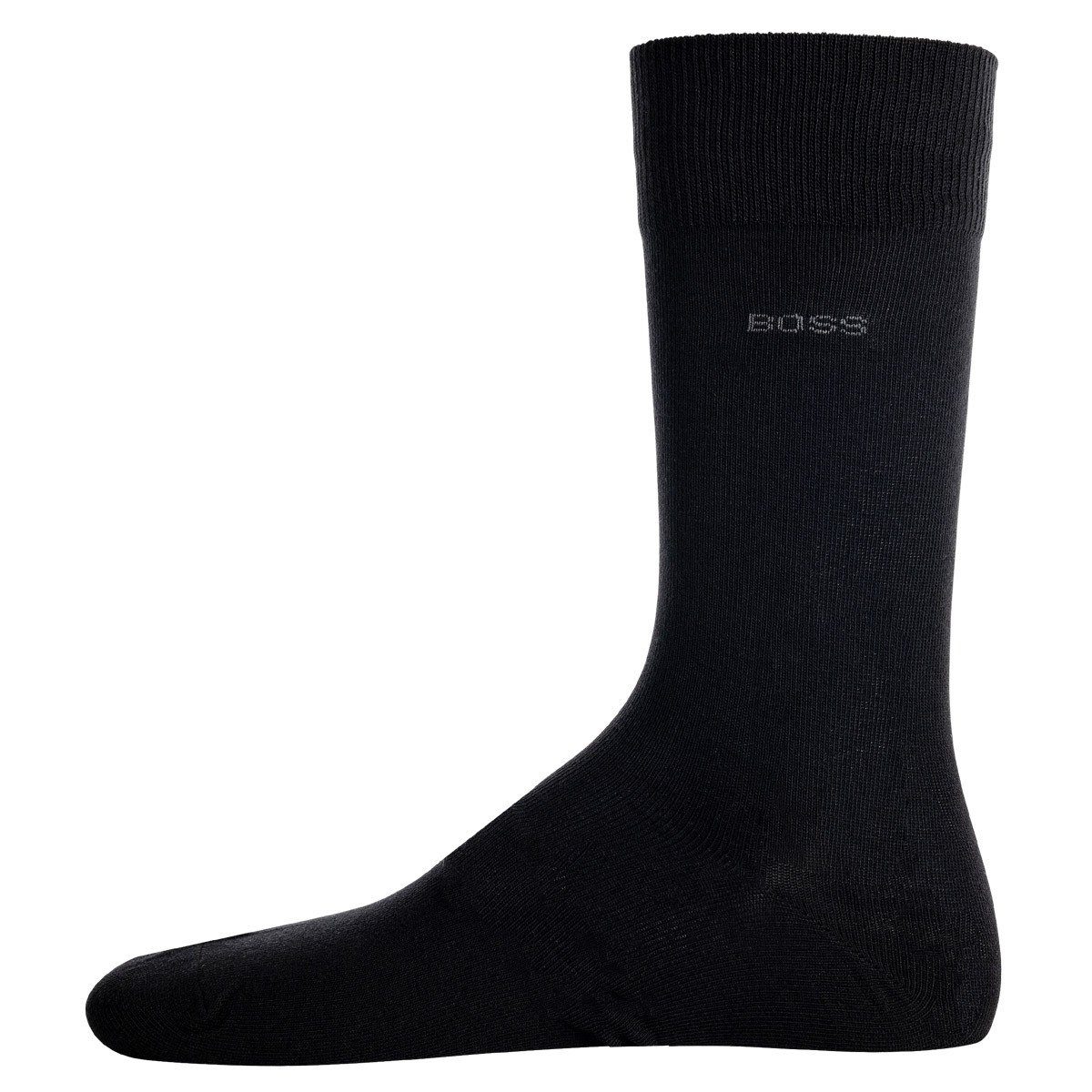 BOSS 6er Soft - Herren Finest Cotton Kurzsocken Socken, Schwarz Pack