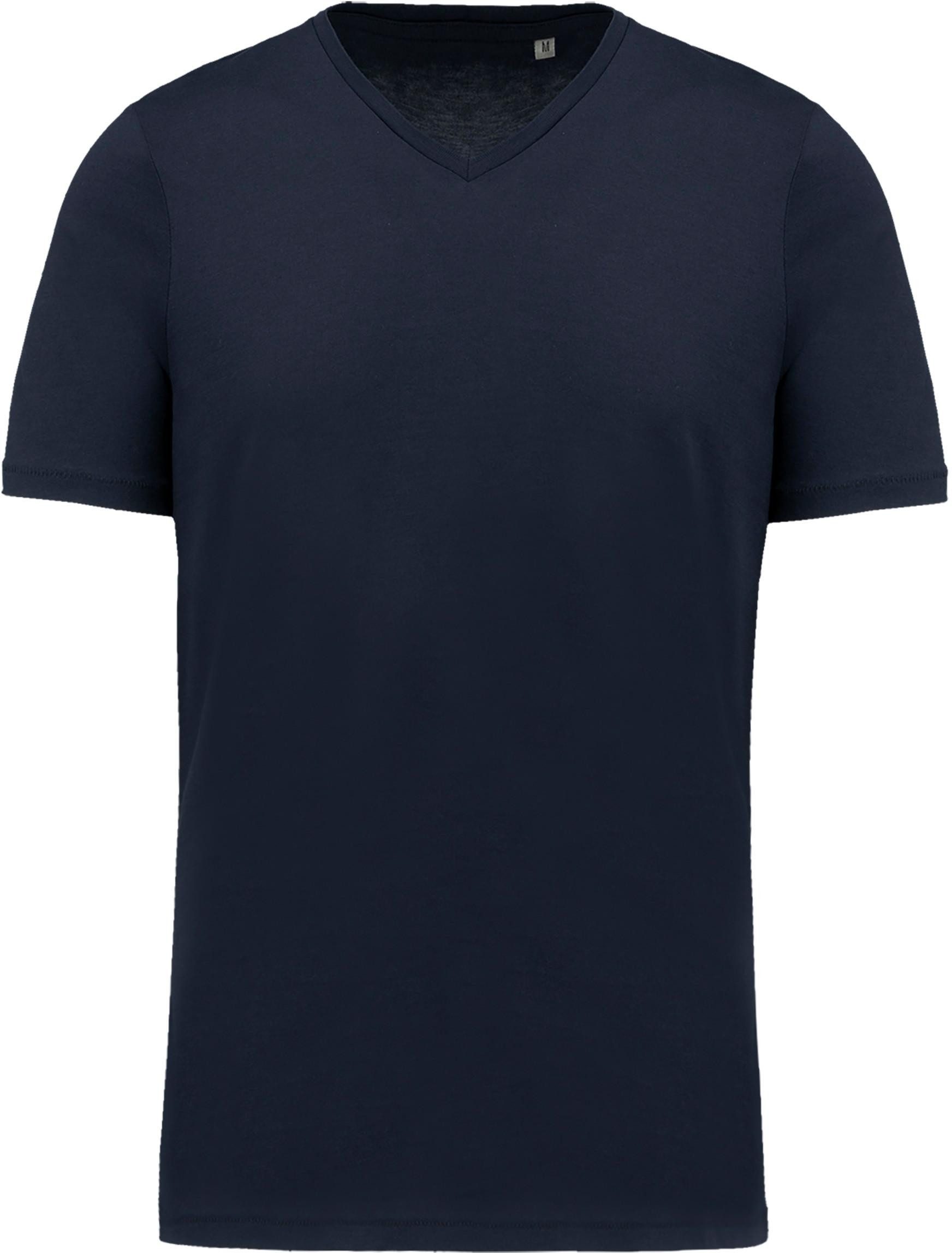 Kariban V-Shirt Herren-T-Shirt Supima® mit V-Ausschnitt und kurzen Ärmeln