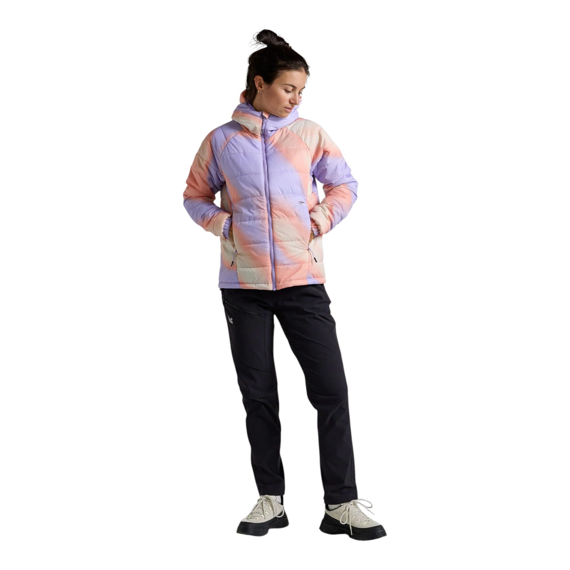 Maloja Winterjacke Isolationsjacke ArtalleM Printed (PrimaLoft® Bio® 100, winddicht) bunt