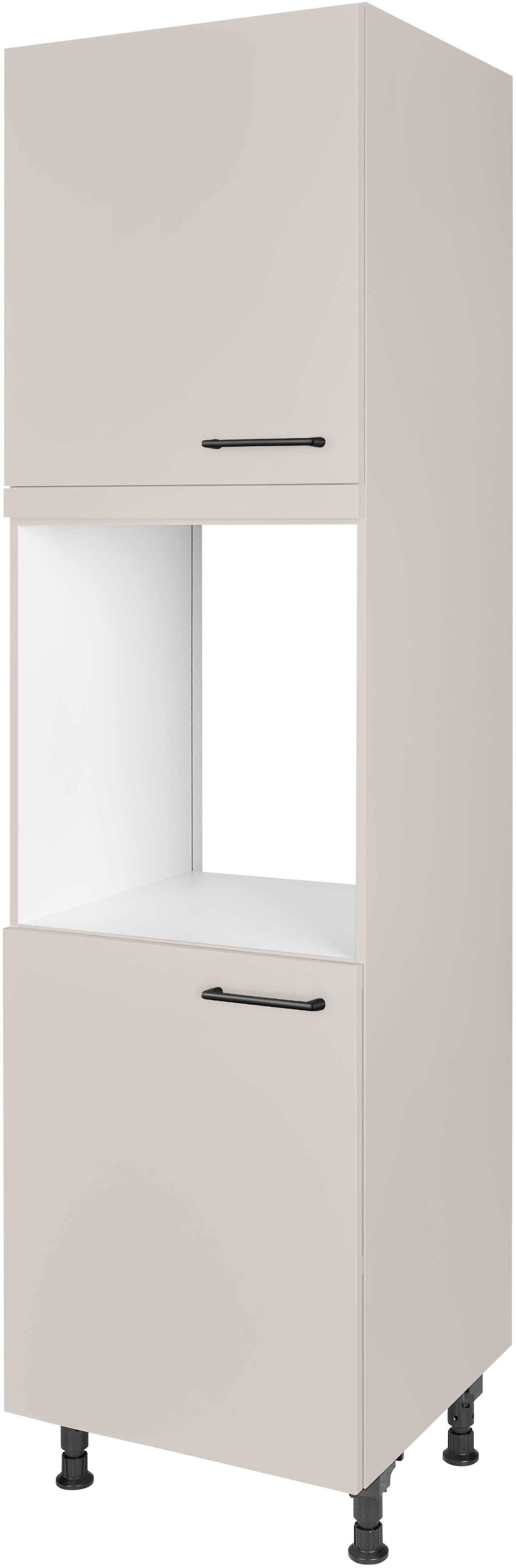 nobilia® Backofenumbauschrank "MIAMI", Ausrichtung wählbar, mit zwei zusätzlichen Türen, vormontiert, Breite/Höhe: 60/167,8 cm