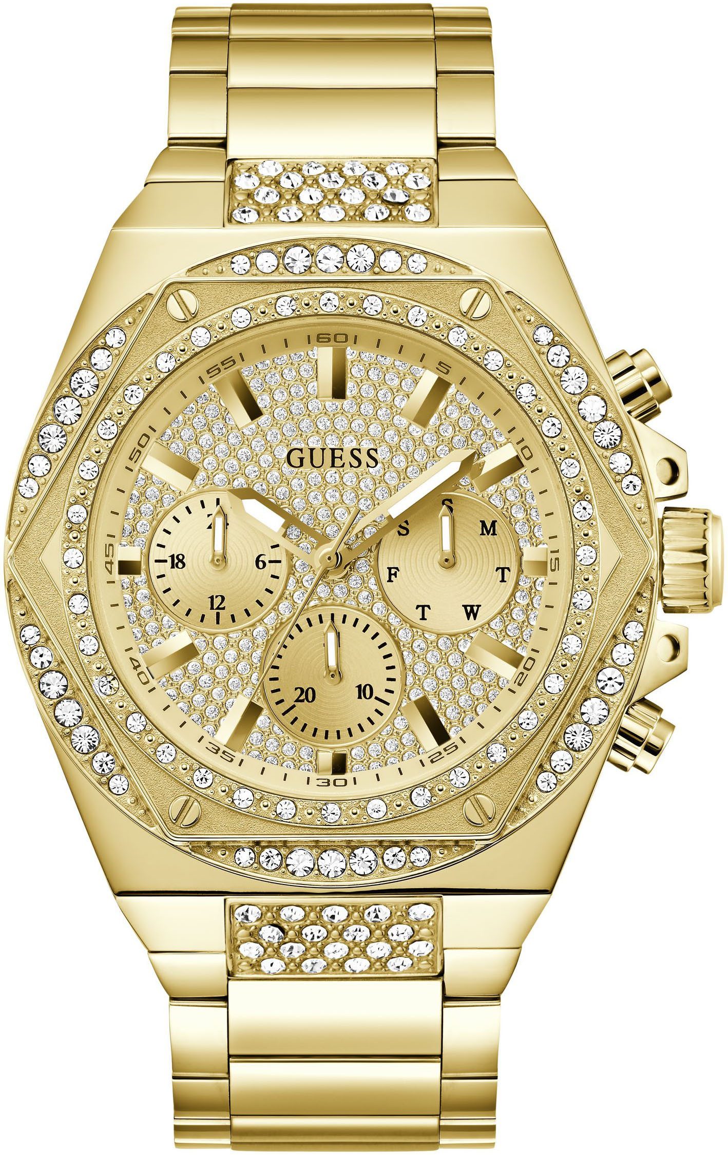 Guess Multifunktionsuhr FURY GW0899G2, Quarzuhr, Armbanduhr, Herrenuhr, Dat günstig online kaufen
