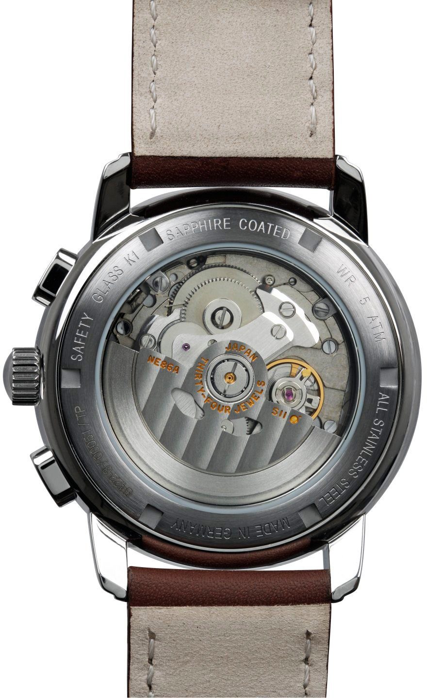 Herren Uhren ZEPPELIN Chronograph Atlantic, Seiko Schaltradchronograph, 8422-3