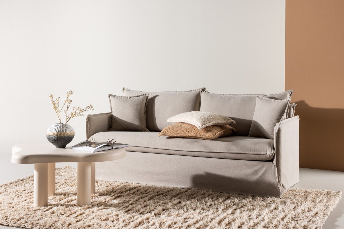 Nordanest Sofa 3-Sitzer NOVA, Leinenstoff