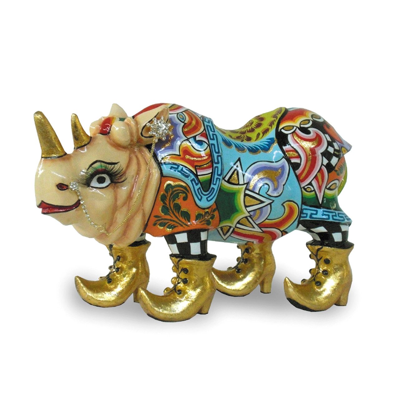 Tom`s Drag Tierfigur Nashorn "Buddy", perfekt zu jedem Anlass, Geburtstag, Weihnachten. Sammelfigur