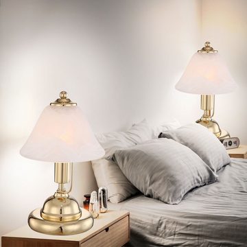 etc-shop LED Tischleuchte, Leuchtmittel inklusive, Warmweiß, Tischlampe Tischleuchte Bürolampe Leseleuchte, LED-