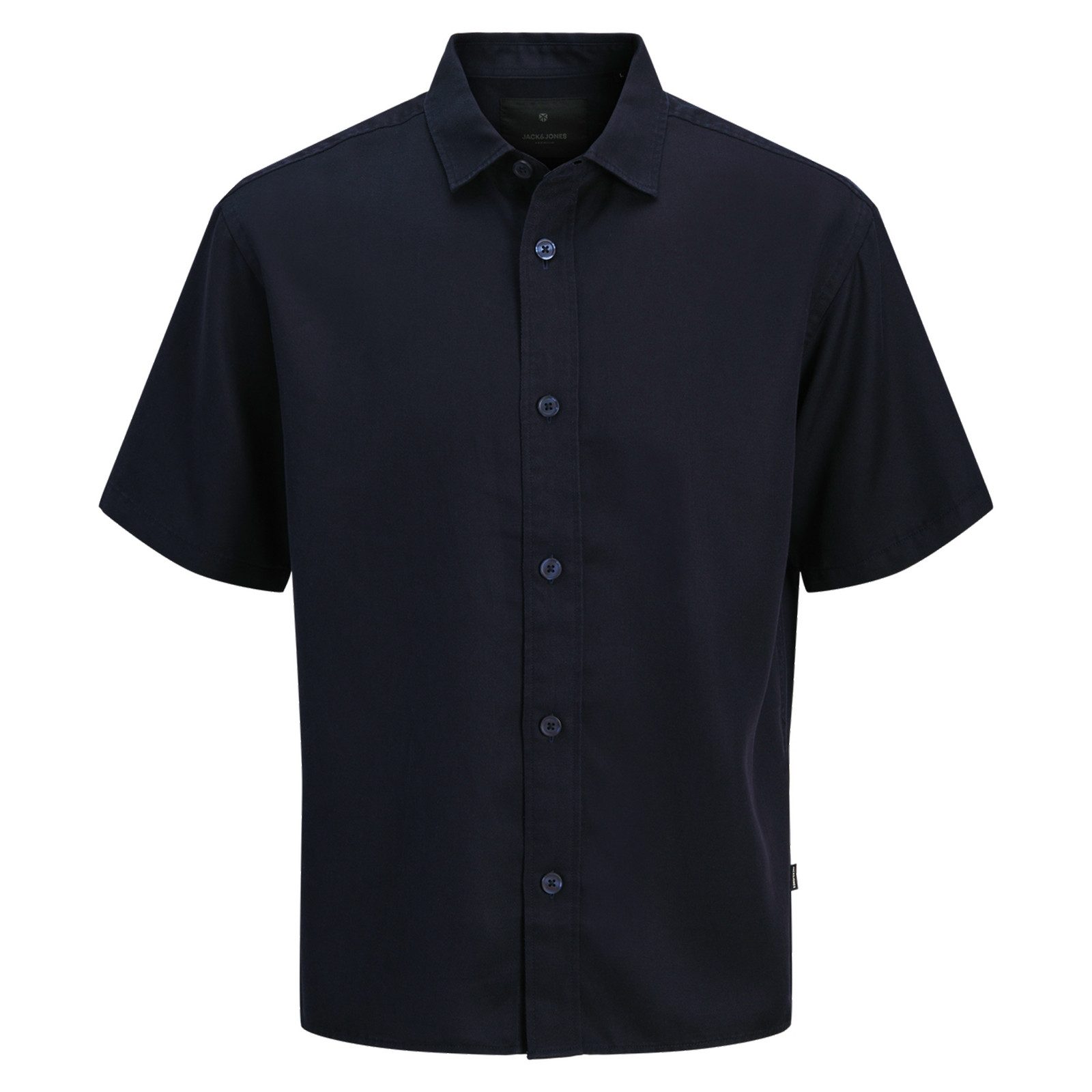 Jack & Jones Kurzarmhemd Blaskye Tencel Shirt mit Relaxed Fit