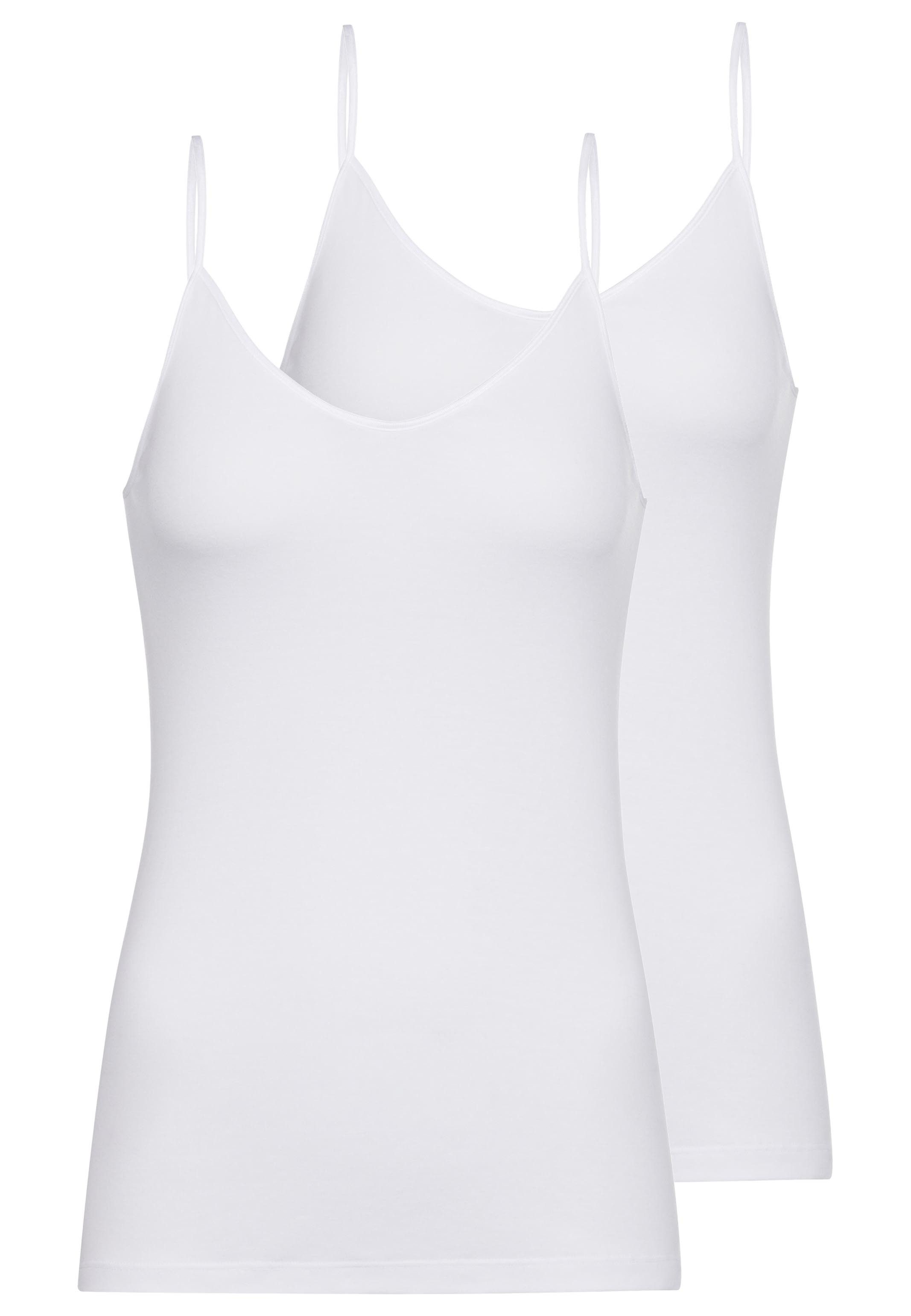 Mey Unterhemd 2er Pack Noblesse (Spar-Set, 2-St) Spaghetti Top - Baumwolle