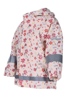 Sterntaler® Regenjacke Regenjacke Blumen (1-St., Kinder Regen- und Matschjacke mit süßen Motiven) Regenjacke Kinder mit Kapuze, Funktionsjacke Kinder