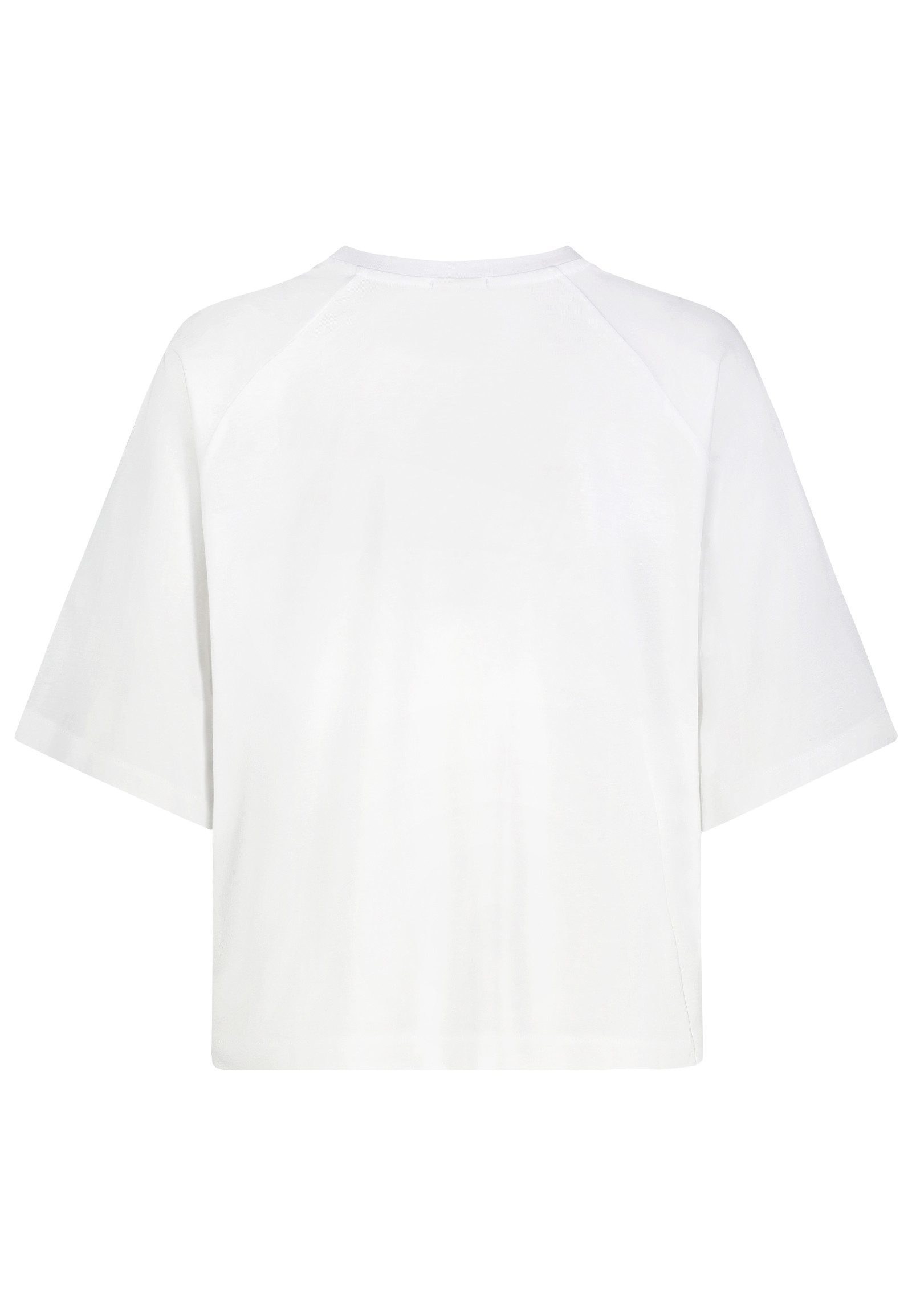 Eight2Nine T-Shirt Damen Oversize Shirt mit Stickmotiv softer Modal-Mix, lockere Raglanärmel