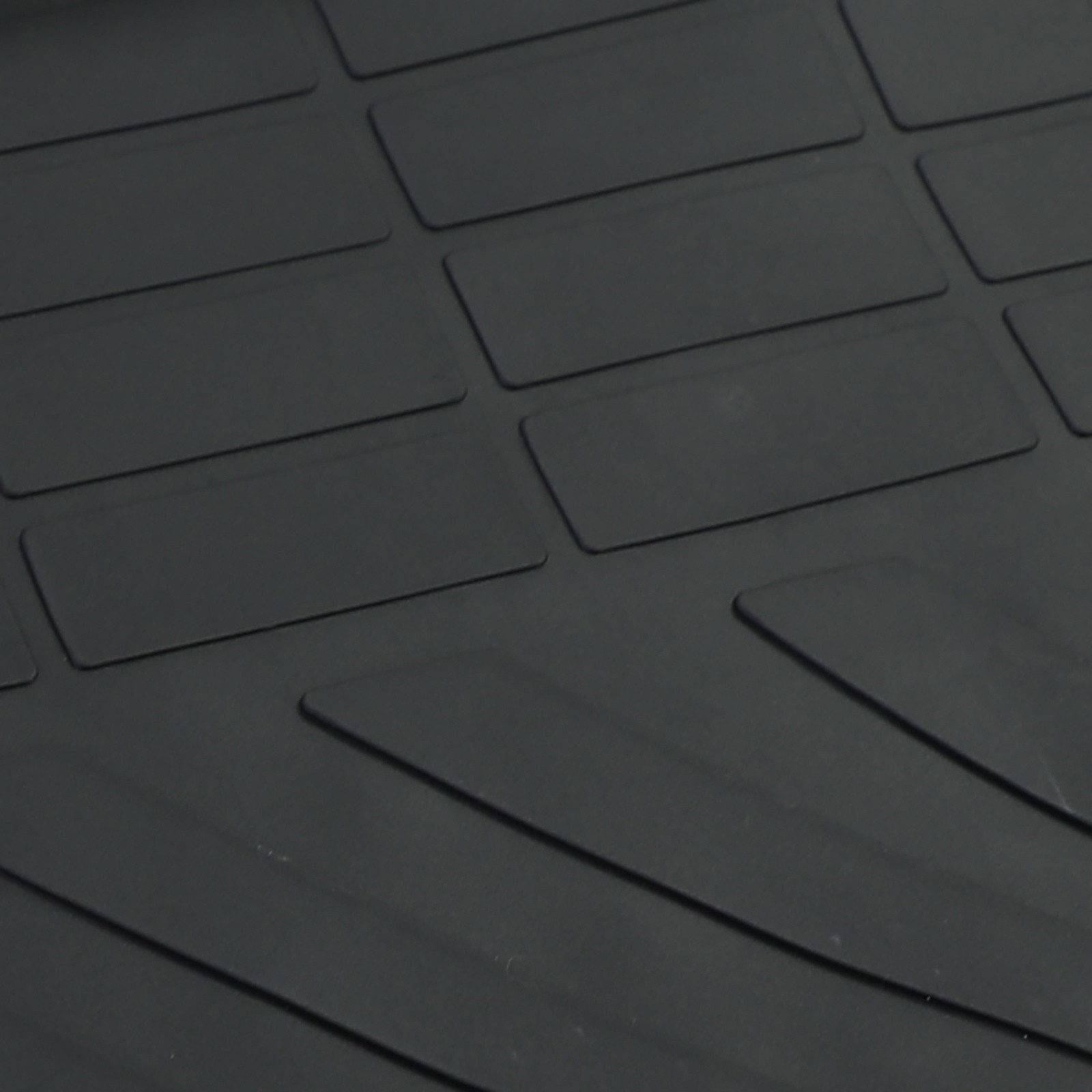 Tenzo-R Passform-Fußmatten Auto Gummi Fußmatten Schwarz Premium Set für 5er BMW F10 Limousine F11