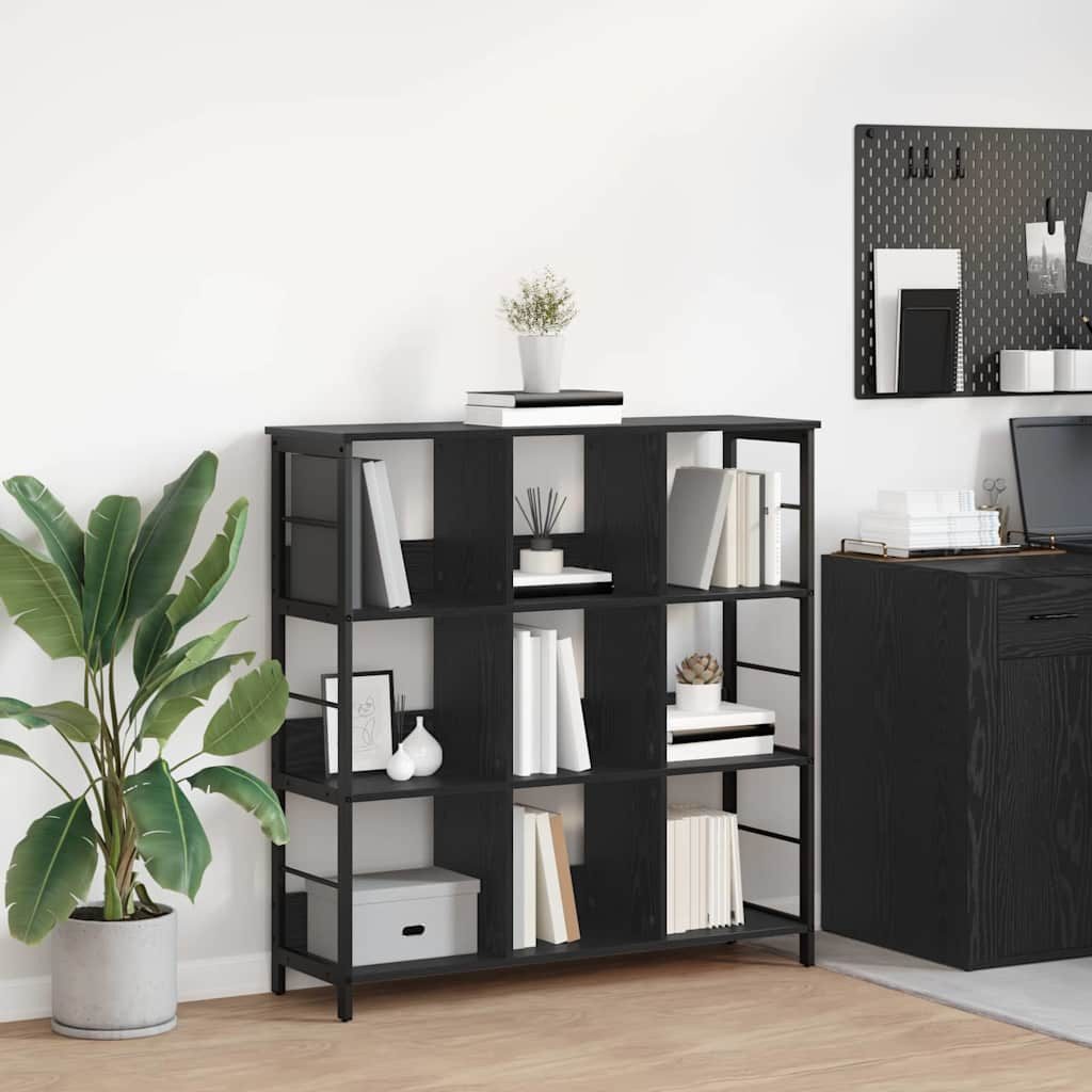 vidaXL Bücherregal Bücherregal 9 Ebenen 102 x 32 x 104,5 cm Holzwerkstoff, 1-tlg. – Bild 2 von 5
