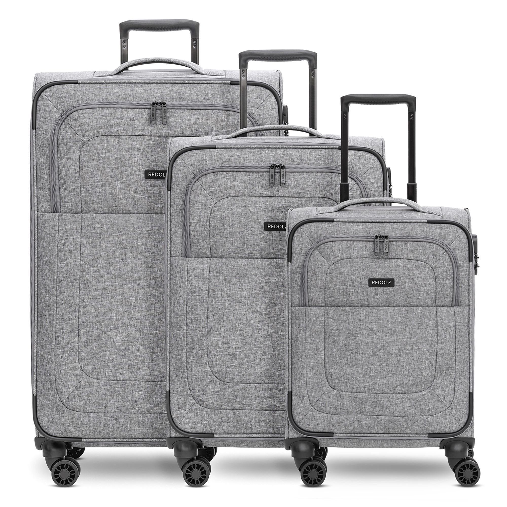 Redolz Trolleyset Essentials 12, 4 Rollen, (3-teilig, 3 tlg), Polyester