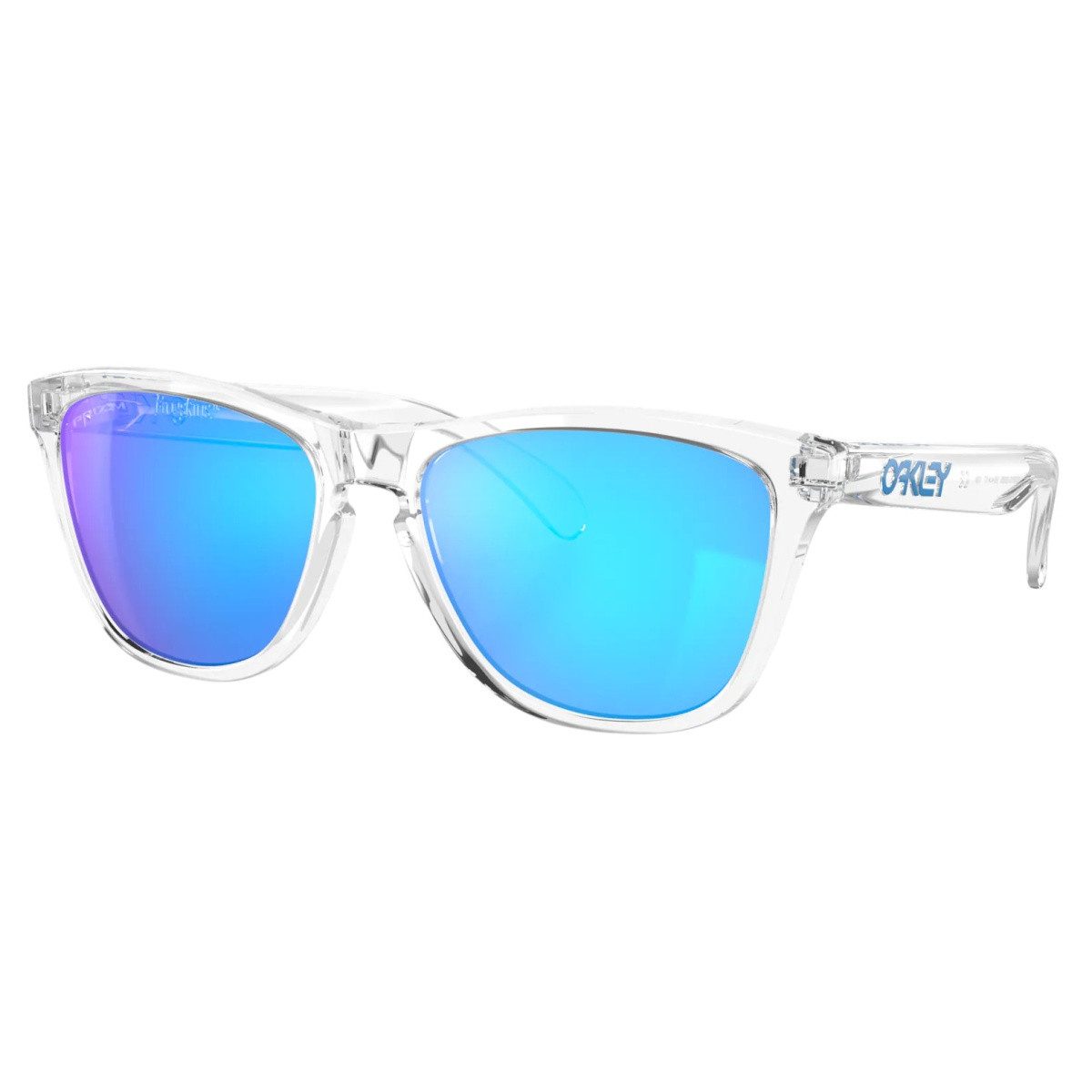 Oakley Sonnenbrille Frogskins (Glasfarbe: Prizm sapphire) transparent kristallklar 9013D0