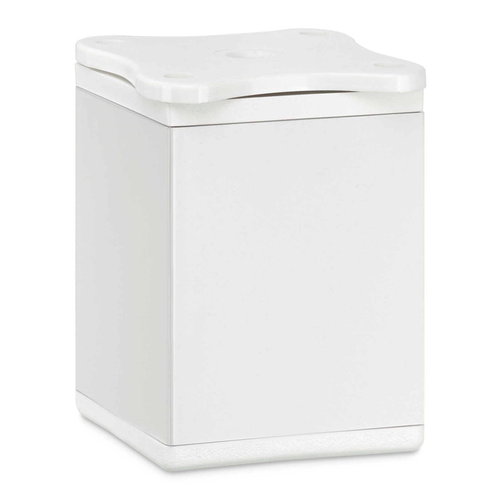 SO-TECH® Möbelfuß QUEBEC weiß, höhenverstellbare Möbelbeine aus Aluminium, (4-St), Höhe 60 mm (10 mm) 40 x 40 mm, passend für feststehende Möbel