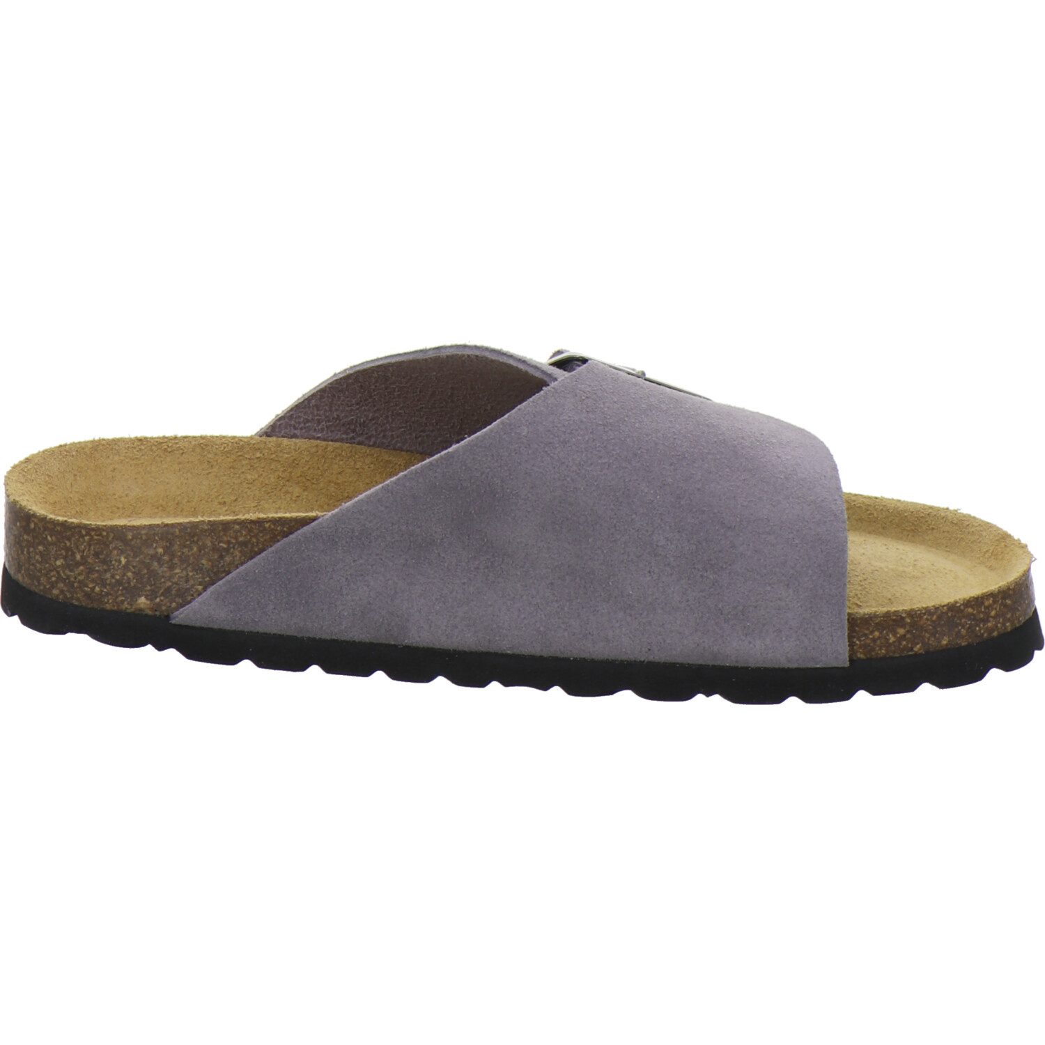 AFS-Schuhe 215083 Sommer Pantolette für Damen mit Fußbett, bequeme Sandalen aus Leder