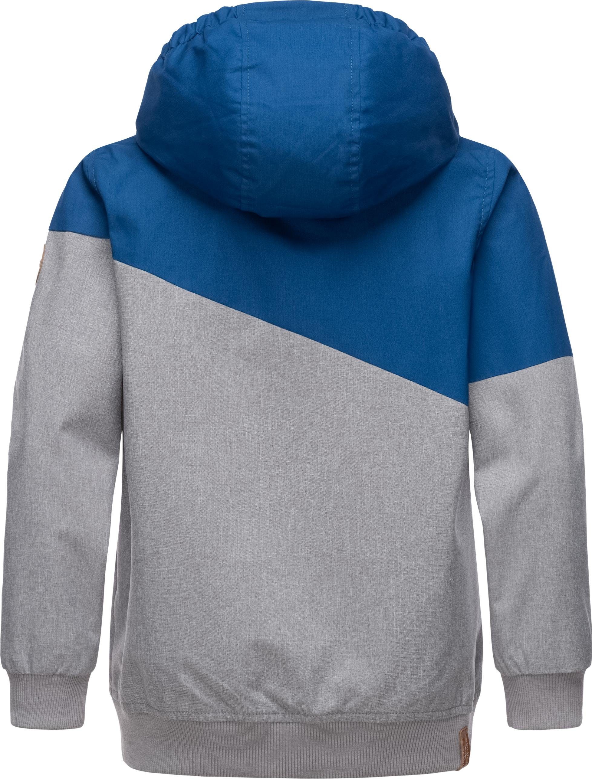 Outdoorjacke mit blau II Jowell Jacke sportliche Jungen Kapuze Ragwear