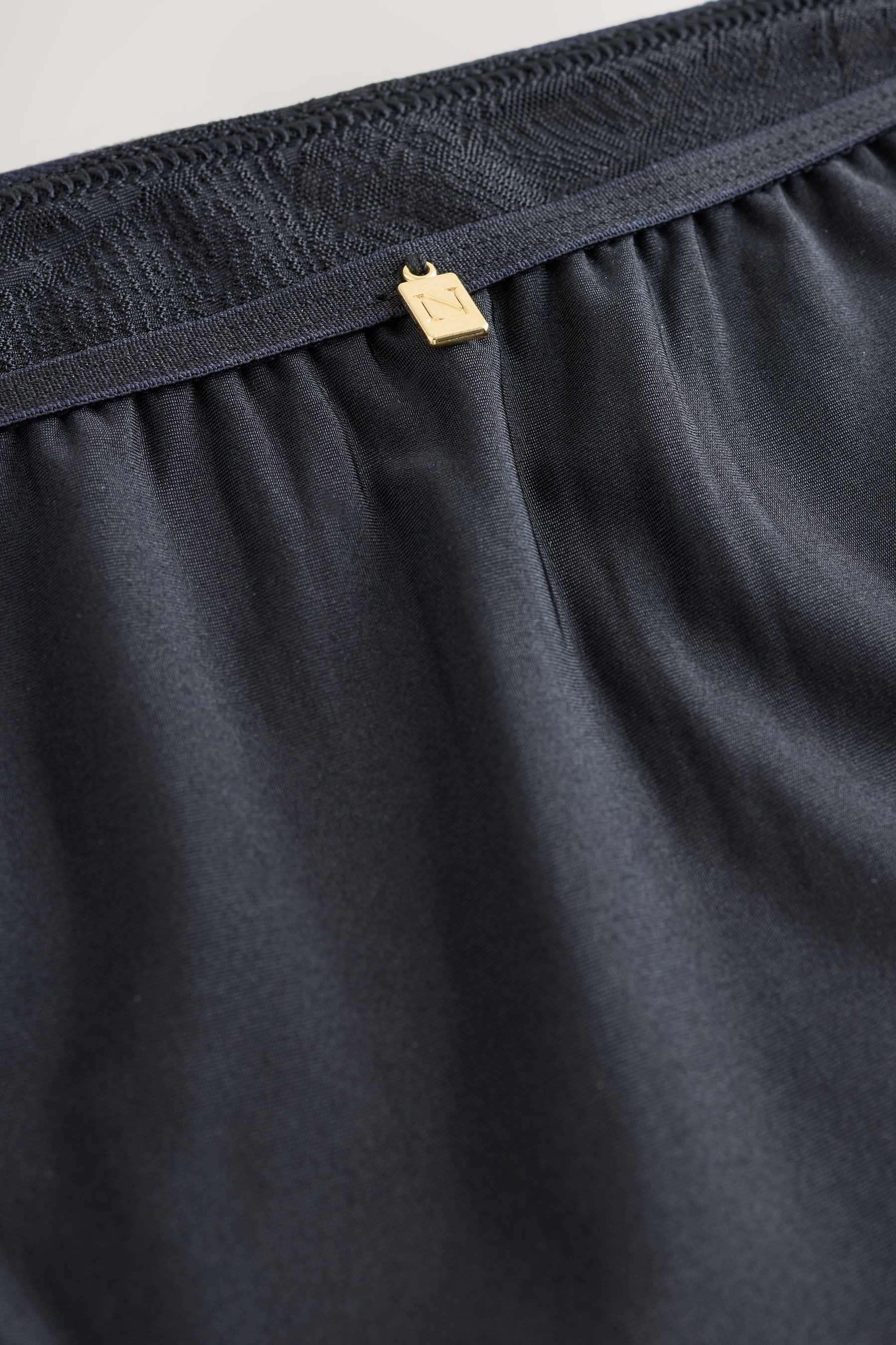 Next Slip Mikrofaser-Spitzenslip mit hohem Beinausschnitt (1-St)