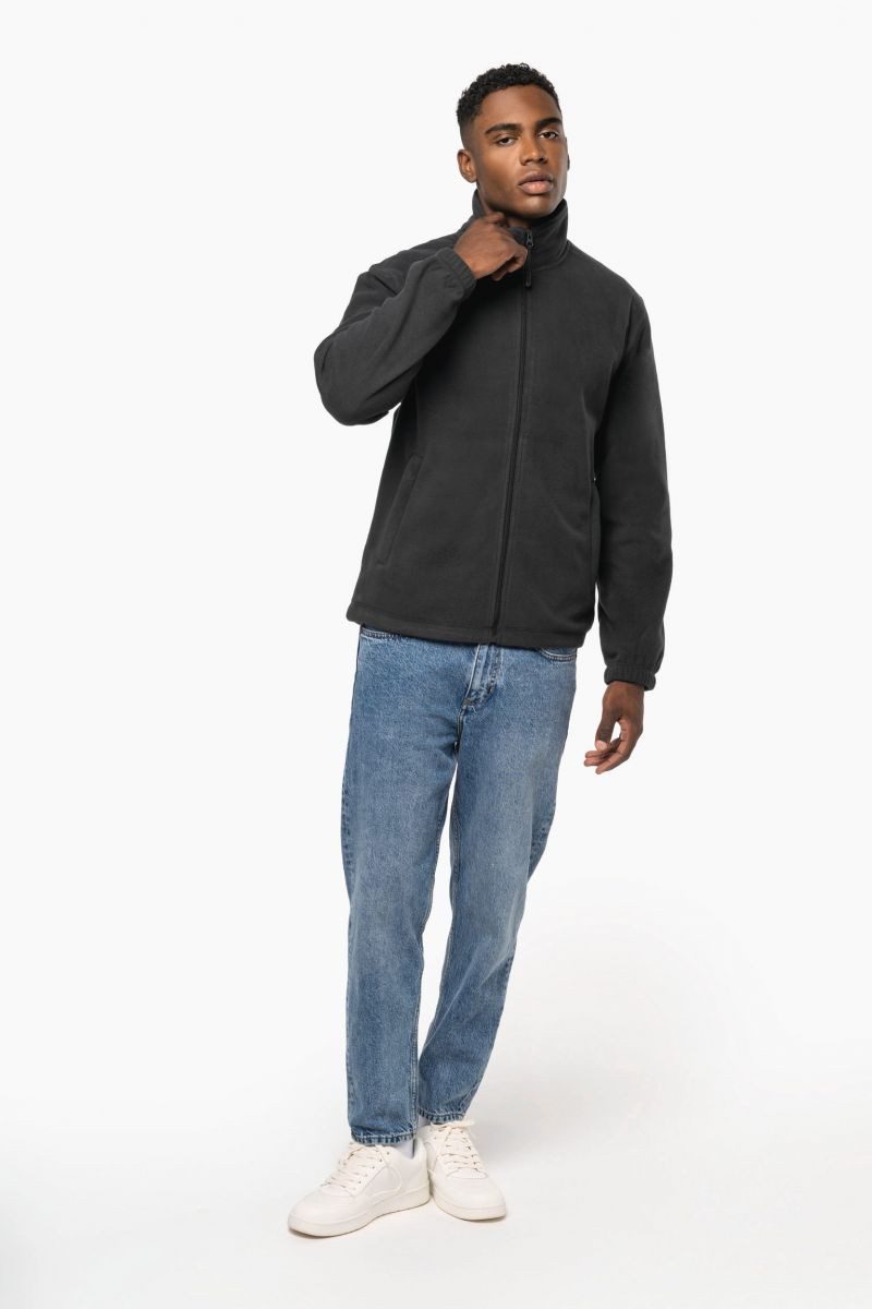 Kariban Fleecejacke Verstellbare Fleecejacke mit elastischen Ärmelbündchen günstig online kaufen