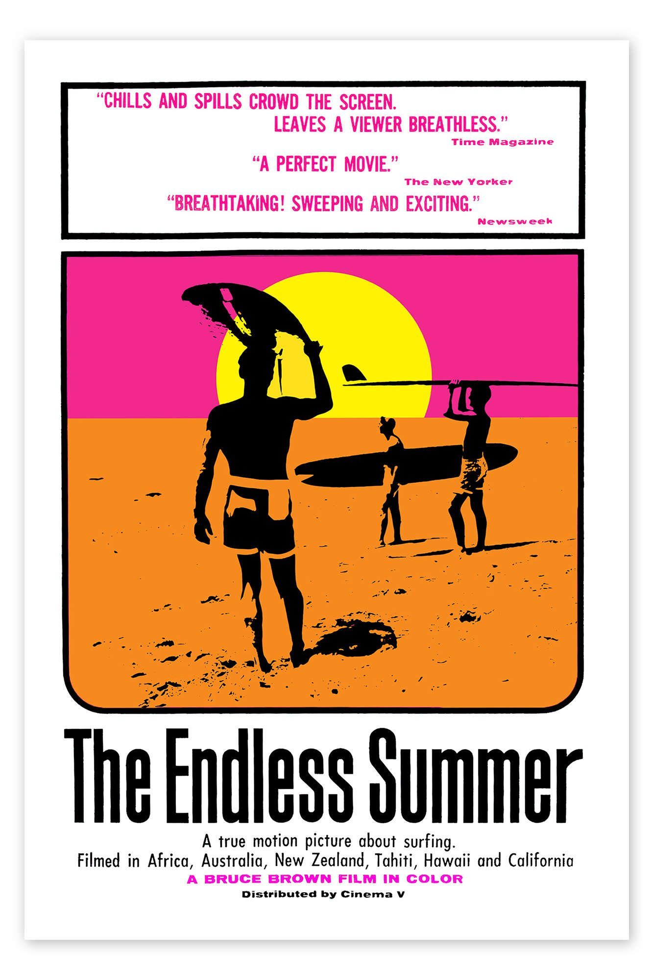 Posterlounge Poster Vintage Entertainment Collection, The Endless Summer, Vintage