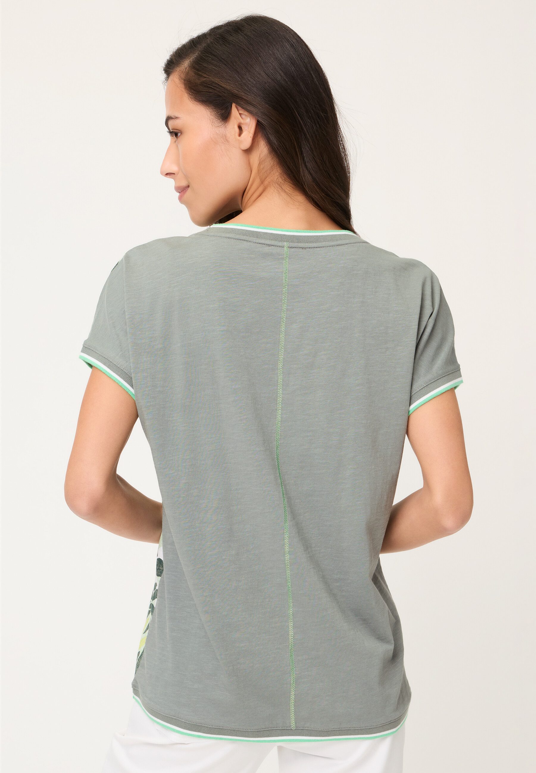 Olsen T-Shirt Shirt mit Rundhalsausschnitt und Front-Print günstig online kaufen