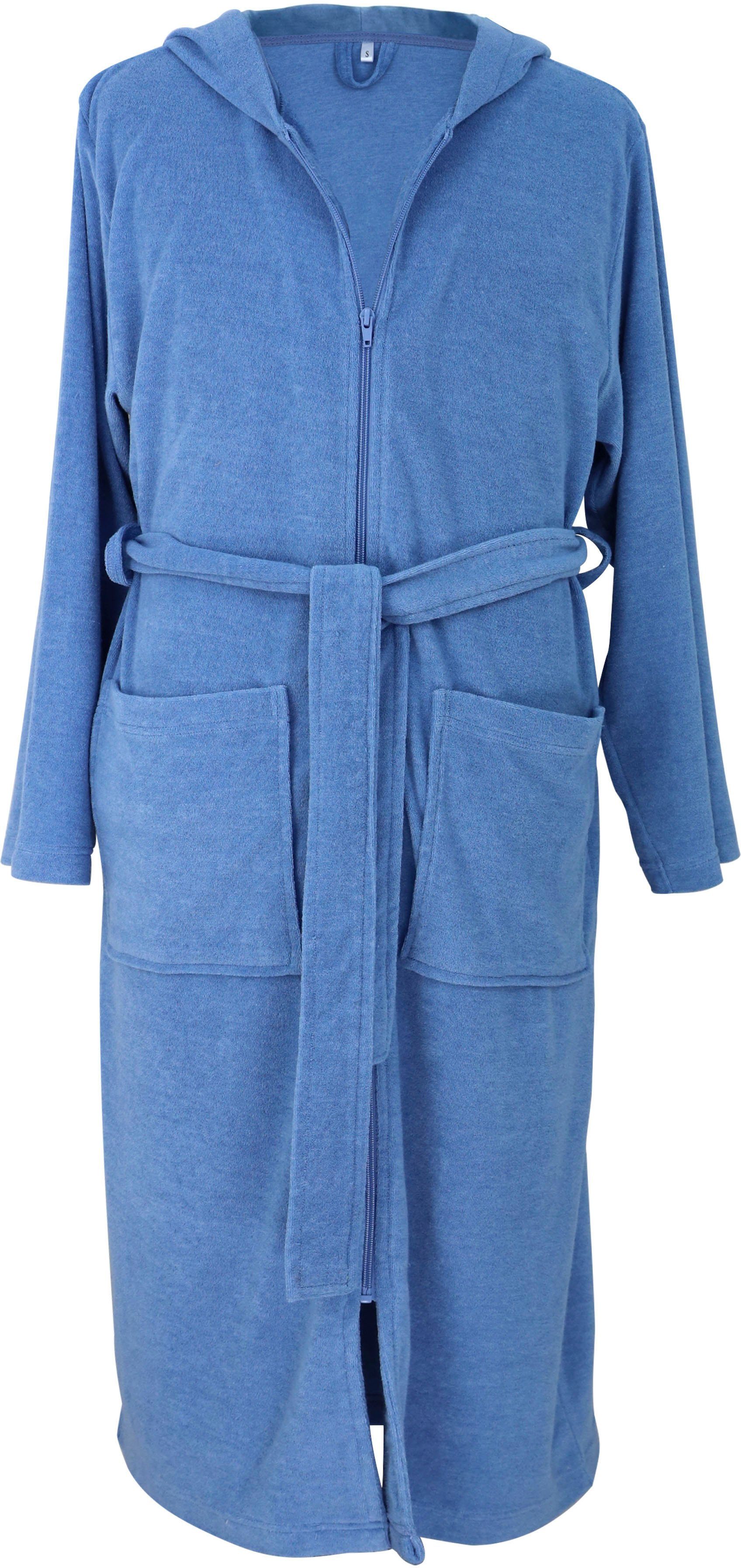 my home Herrenbademantel Nela, ideal für Sauna & Spa, Hotelbademantel, Morg günstig online kaufen