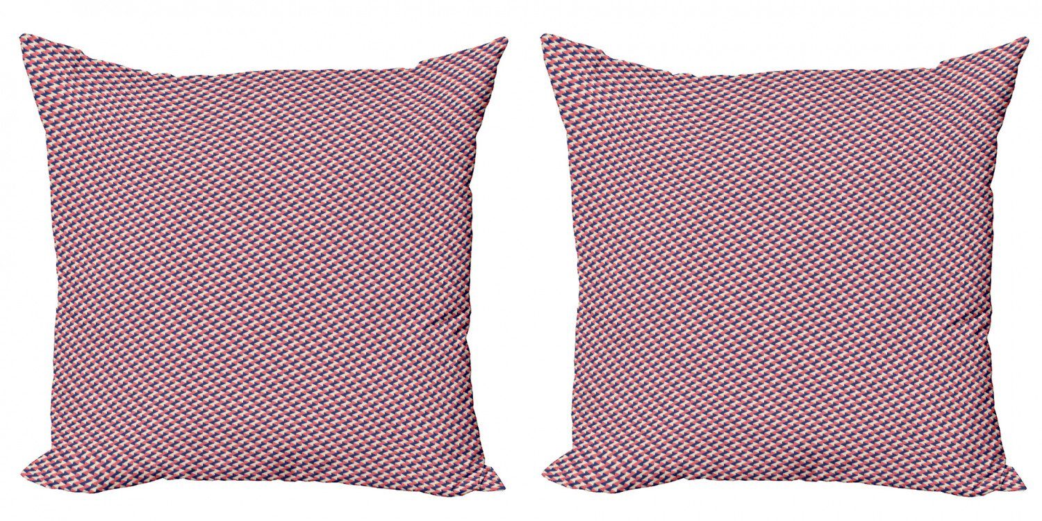 (2 Geometrisch Stück), Mosaik-Raster Accent Digitaldruck, Kissenbezüge Doppelseitiger Modern Abakuhaus