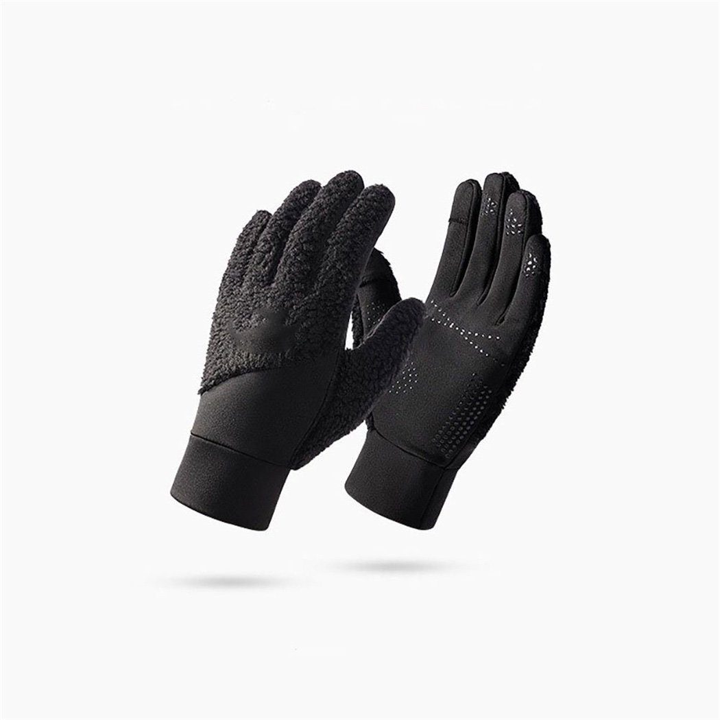 Warme Fahrradhandschuhe kältebeständige Touchscreen-Handschuhe verdickte DAYUT Handschuhe,