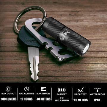 OLIGHT Taschenlampe I1R II Pro Mini LED Torch USB Rechargeable Torch Keychain