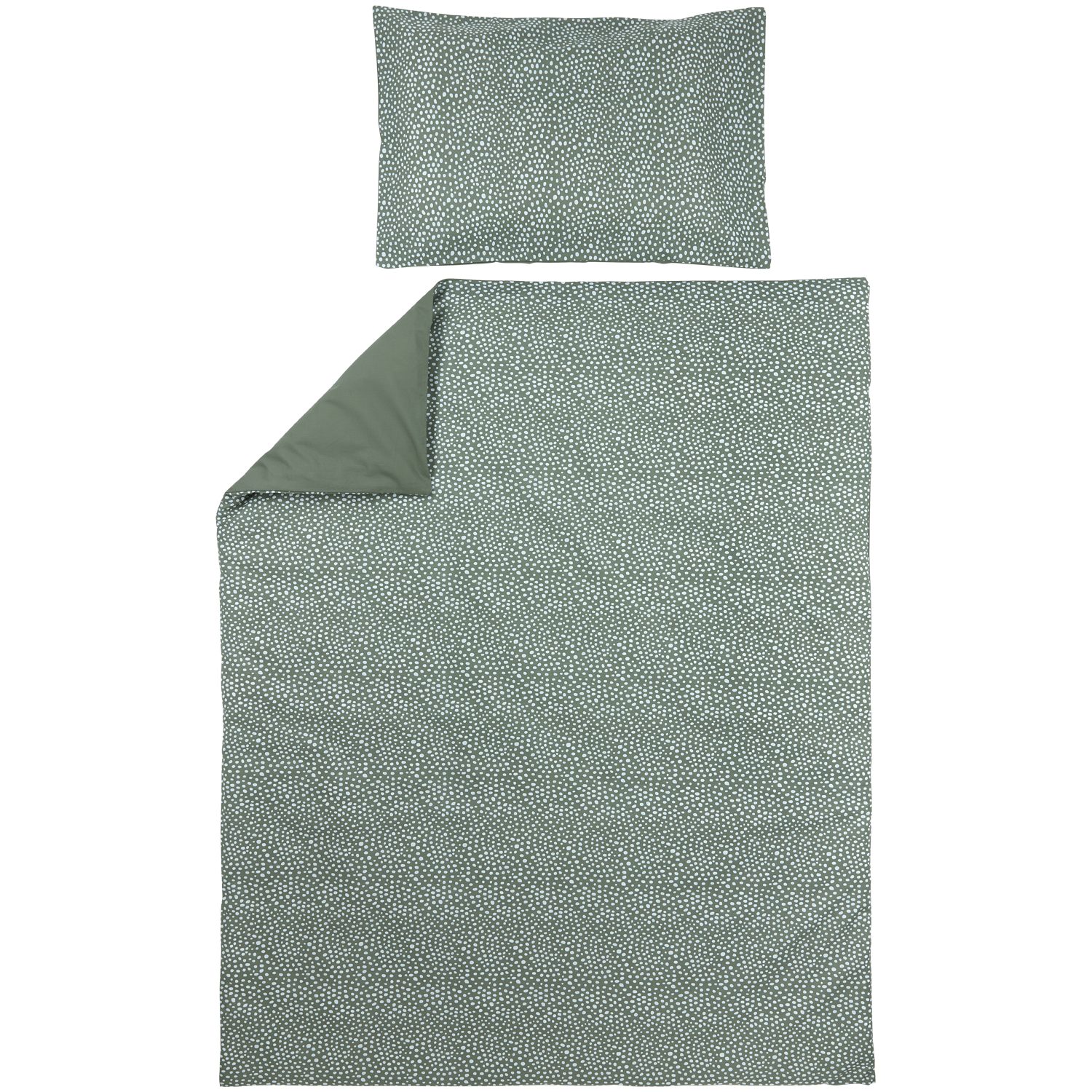 Meyco Baby Babybettwäsche Cheetah Forest Green, Jersey, 1 teilig, 100x135cm