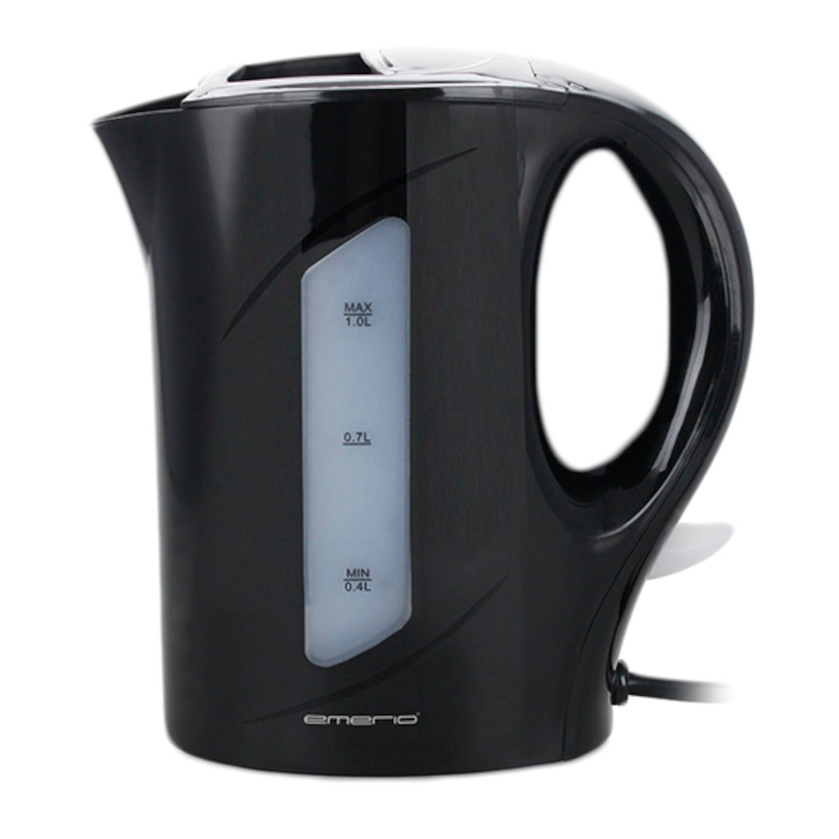 Emerio Wasserkocher WK-121616.1 Kleiner Wasserkocher, Fassungsvermögen 1 Liter, 900 W
