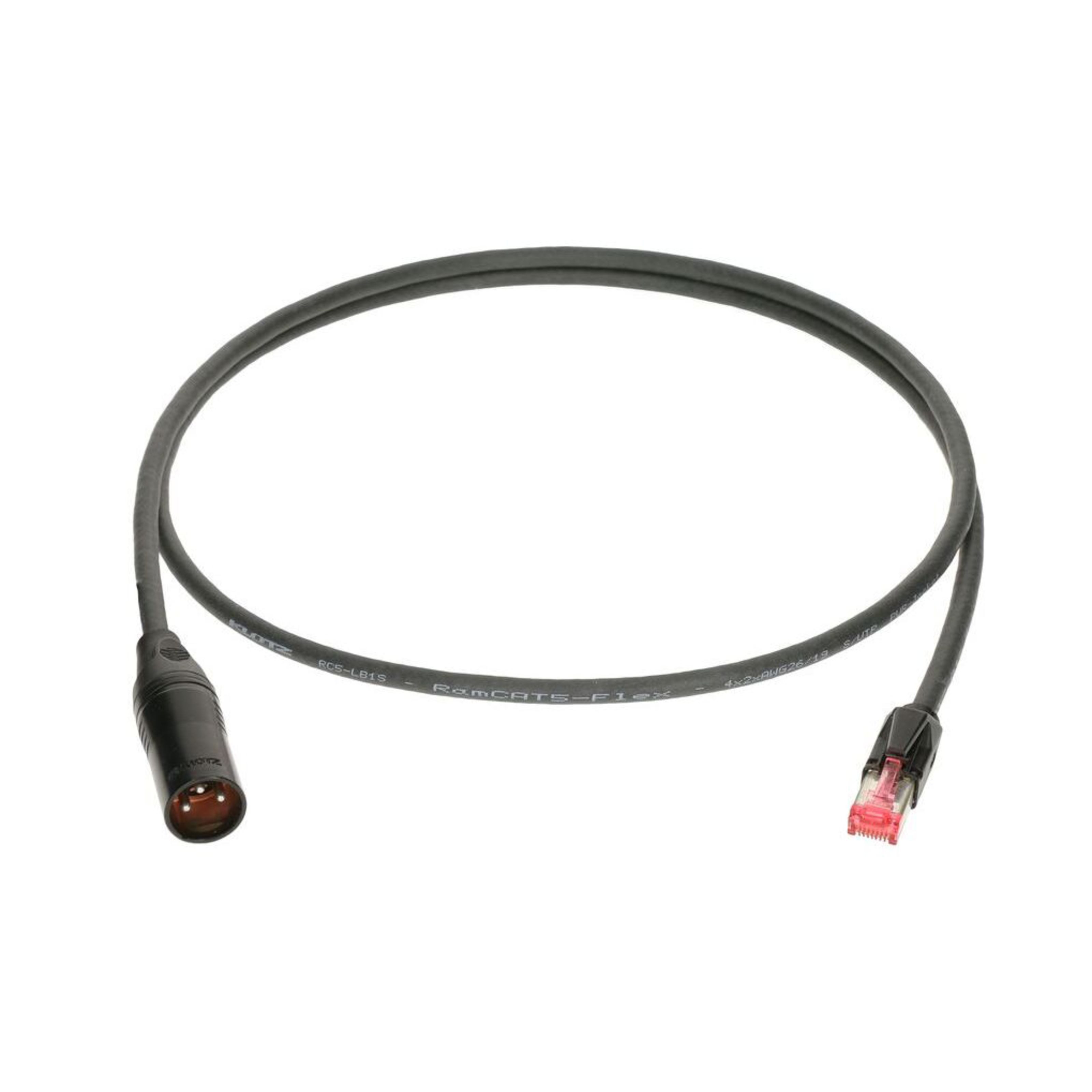 Klotz Cables Lampen-Verbindungskabel, DMC-X3MR-0120 DMX Adapterkabel 1,2 m - Kabel