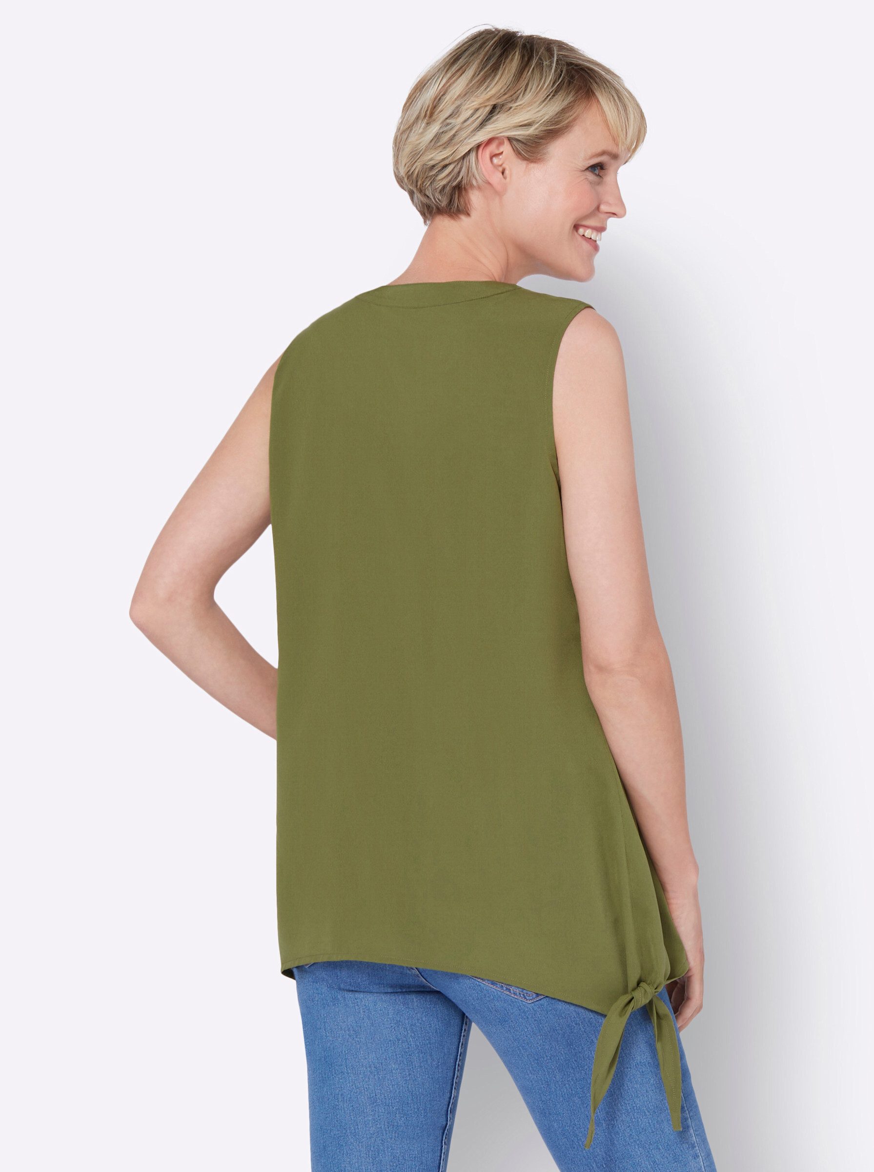 Sieh an! Blusentop Ärmellose Bluse günstig online kaufen