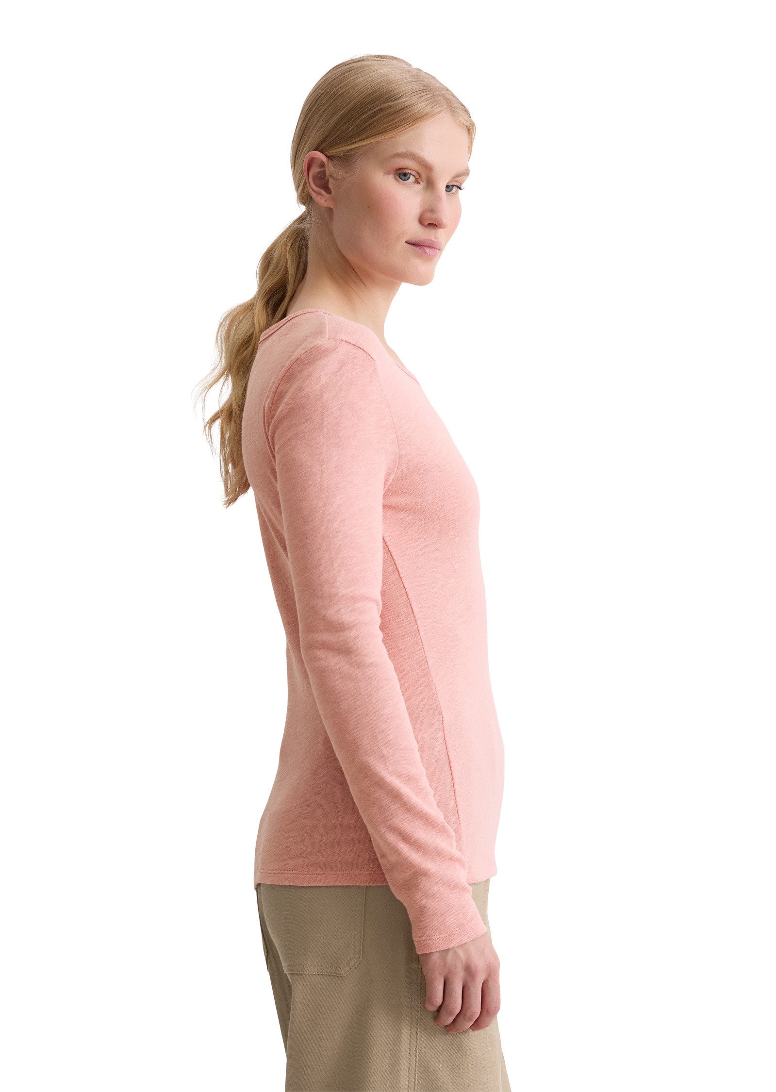 Marc O'Polo Langarmshirt aus Slub Jersey