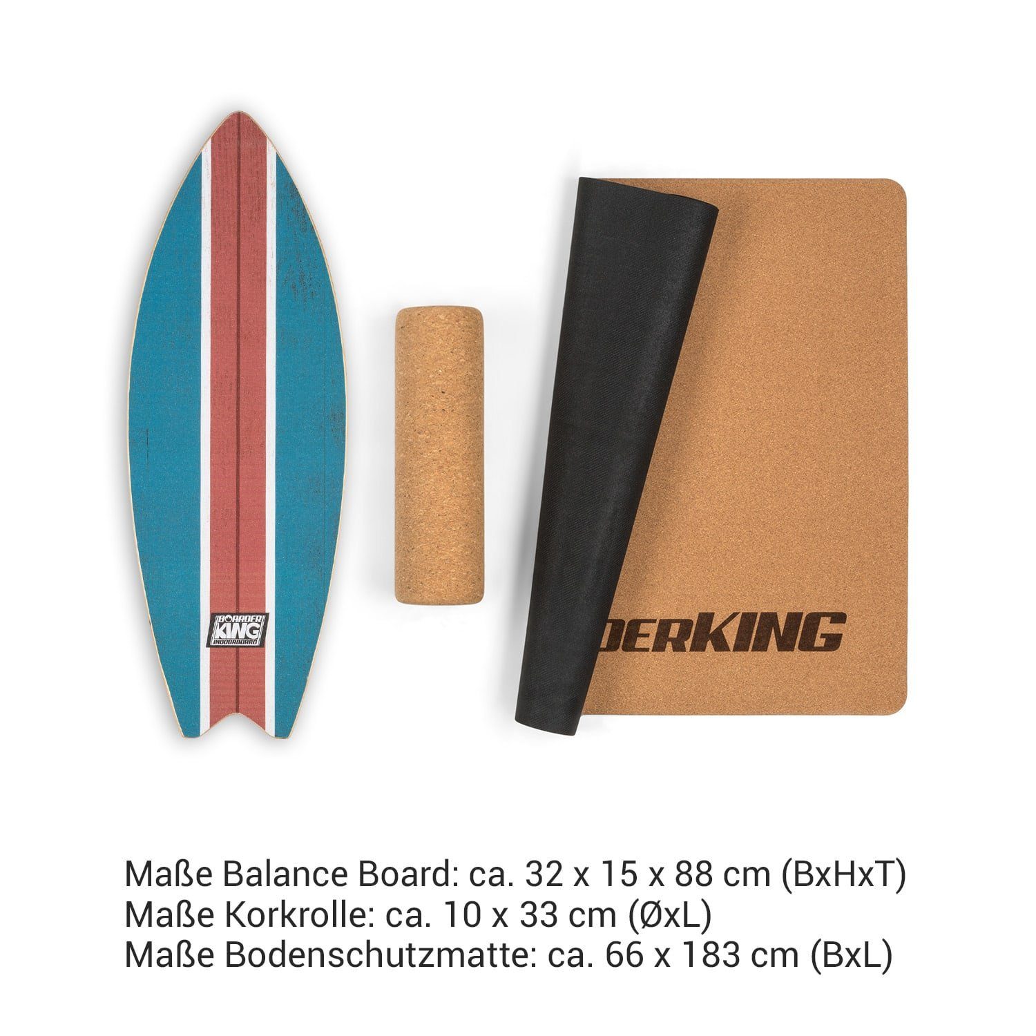 BoarderKING Gleichgewichtstrainer Wave Indoorboard