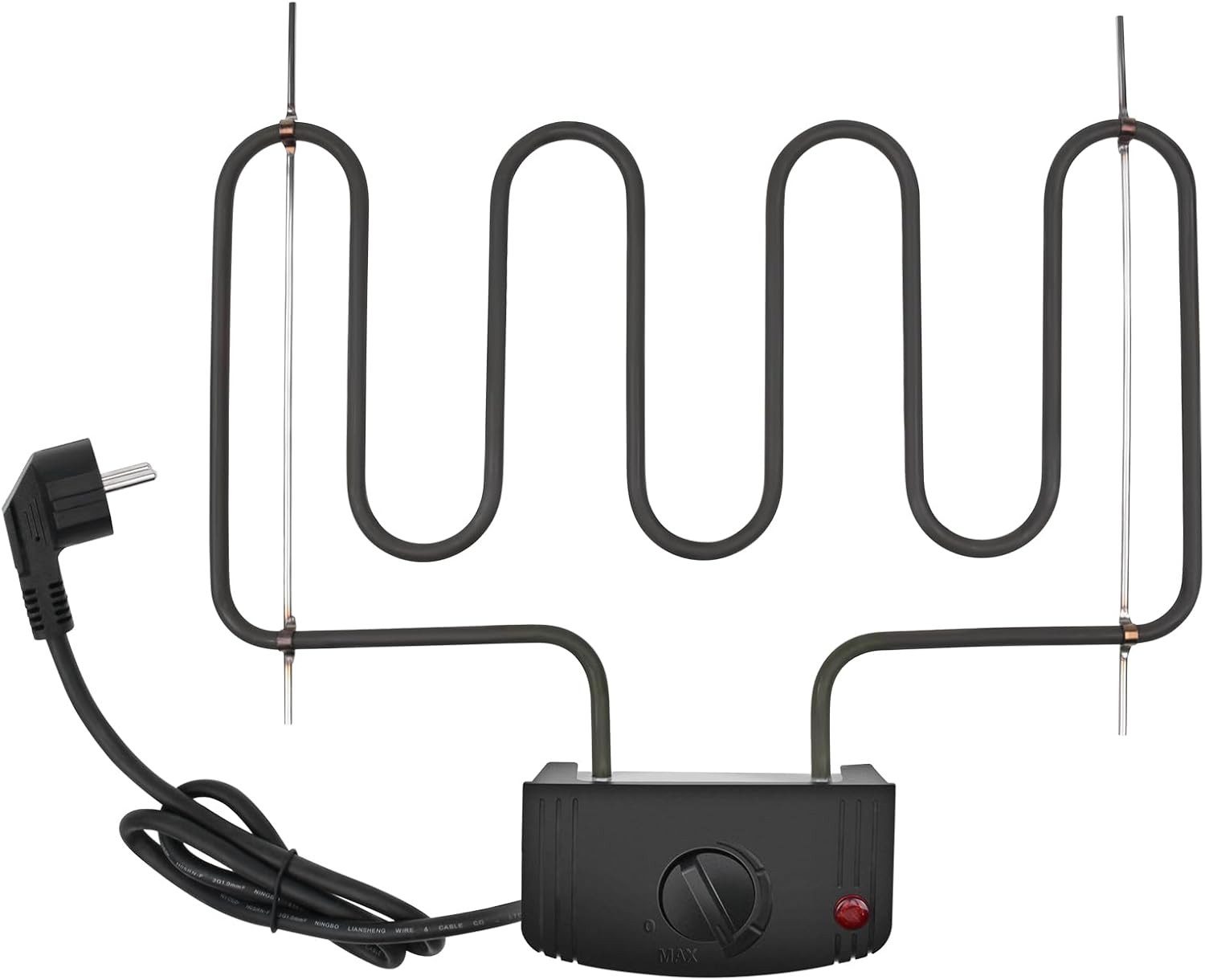 XERSEK Räucherofen 2000W Räucherschränke Heizschlange Elektrisch Heizspirale Smoker, zum Räuchern Universal Räucherzubehör, Elektroheizung BBQ Grill