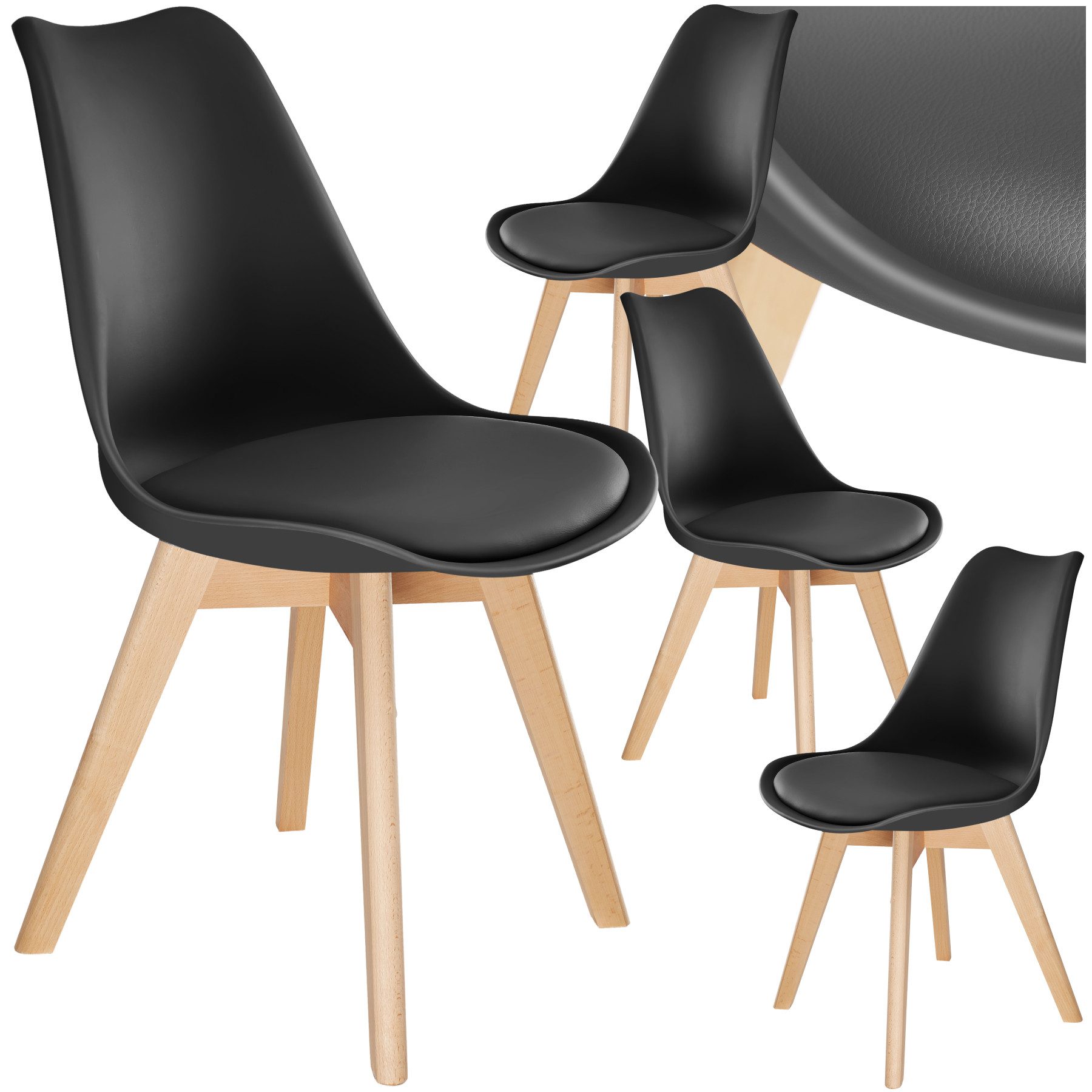tectake Esszimmerstuhl Set Esszimmerstuhl (Set., 4 günstig online kaufen