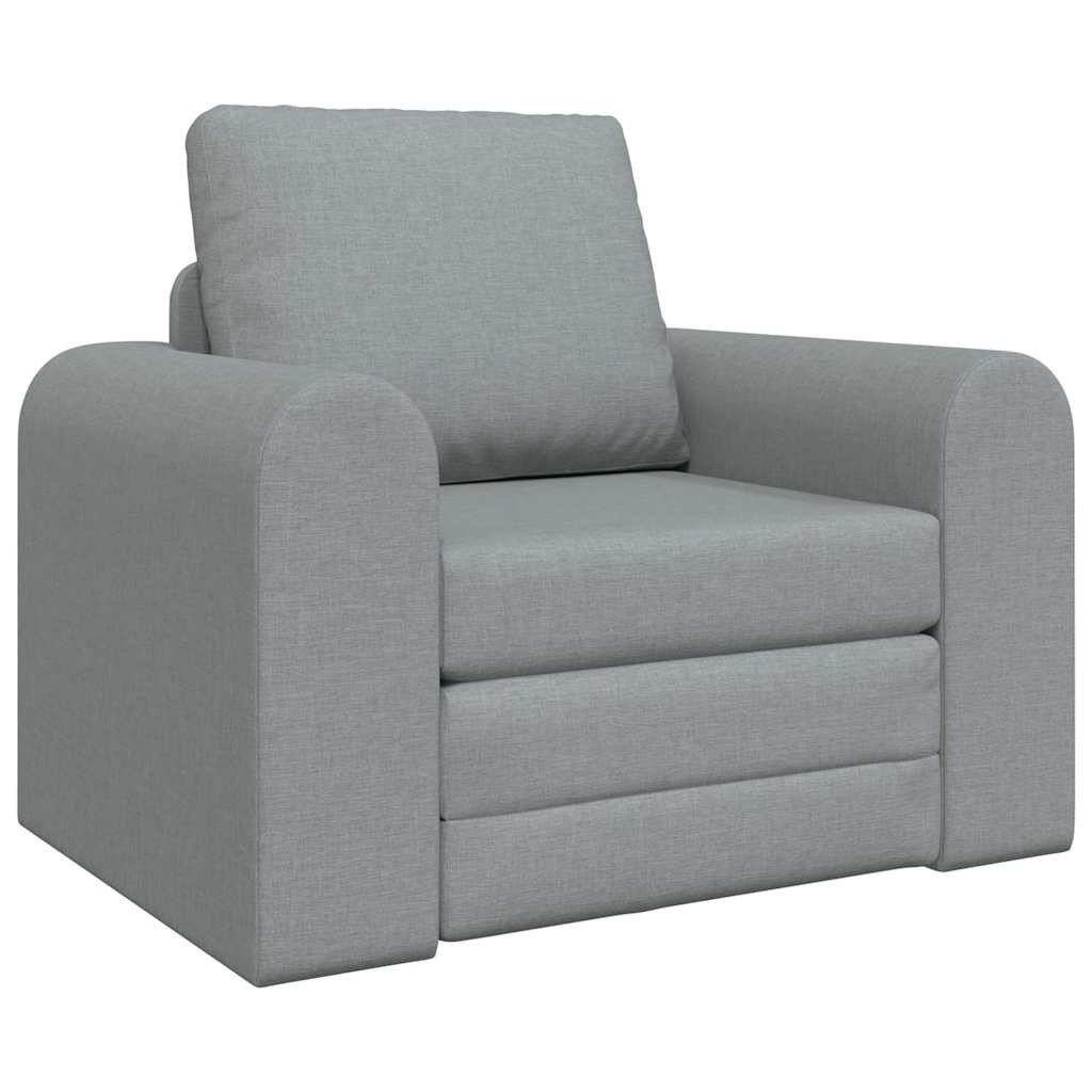 vidaXL Sofa Sofa Bett Hellgrau 98 x 71 x 83 cm Stoff, 1 Teile günstig online kaufen