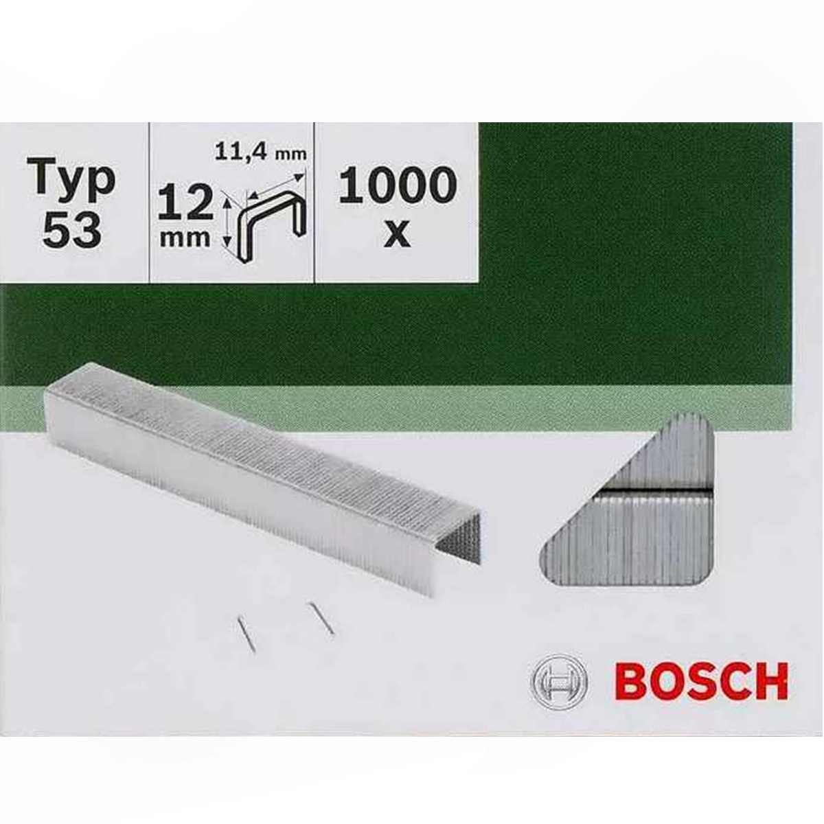 BOSCH Tackerklammer Bosch KlammernvTyp 53 - 11,4 x 0,74 x 12 mm 1000 Stk. 2609255822