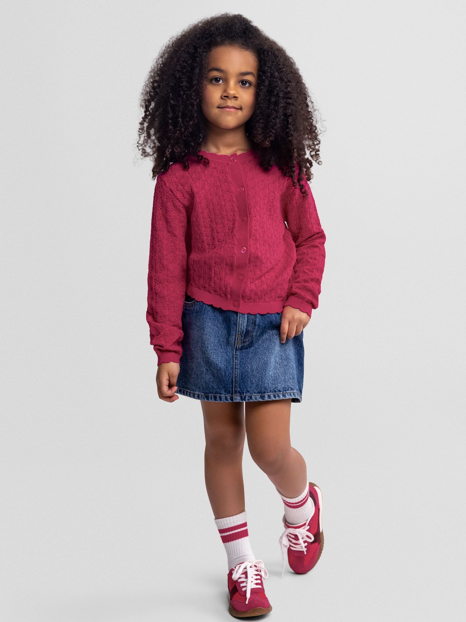 MINOTI Cardigan Lochmuster