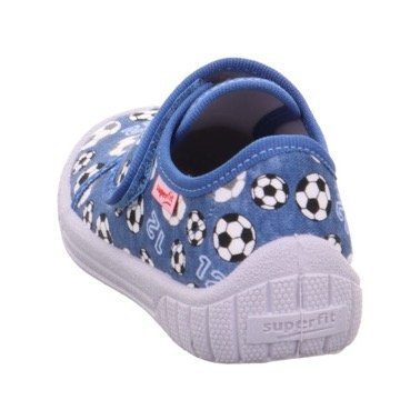 Superfit BILL, WMS: mittel Hausschuh Kinderschuh mit Klettverschluss, Größenschablone zum Download