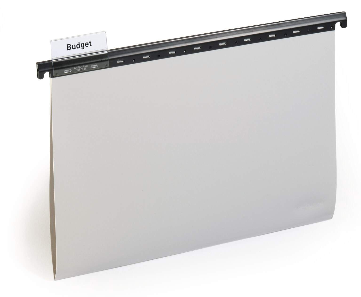 DURABLE Hängeordner Durable Hängemappe A4 seitl offen gr komplett mit Reiter
