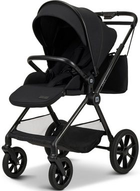 Moon Kombi-Kinderwagen Clicc, black/melange