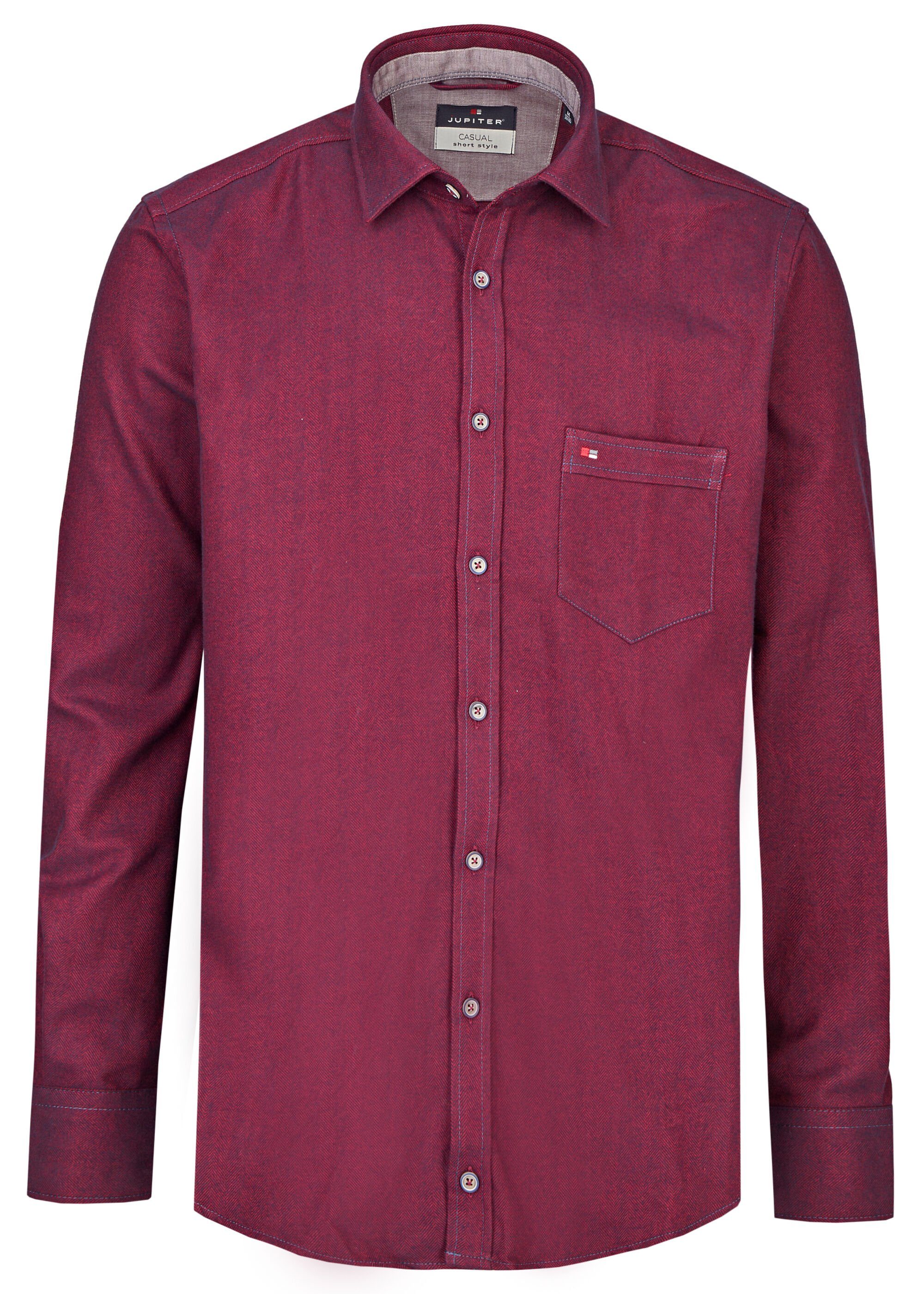 Jeanshemd Für Herren – Denim-Look Mit Kent-Kragen | Lässiges Langarmhemd Für Business Casual & Freizeit