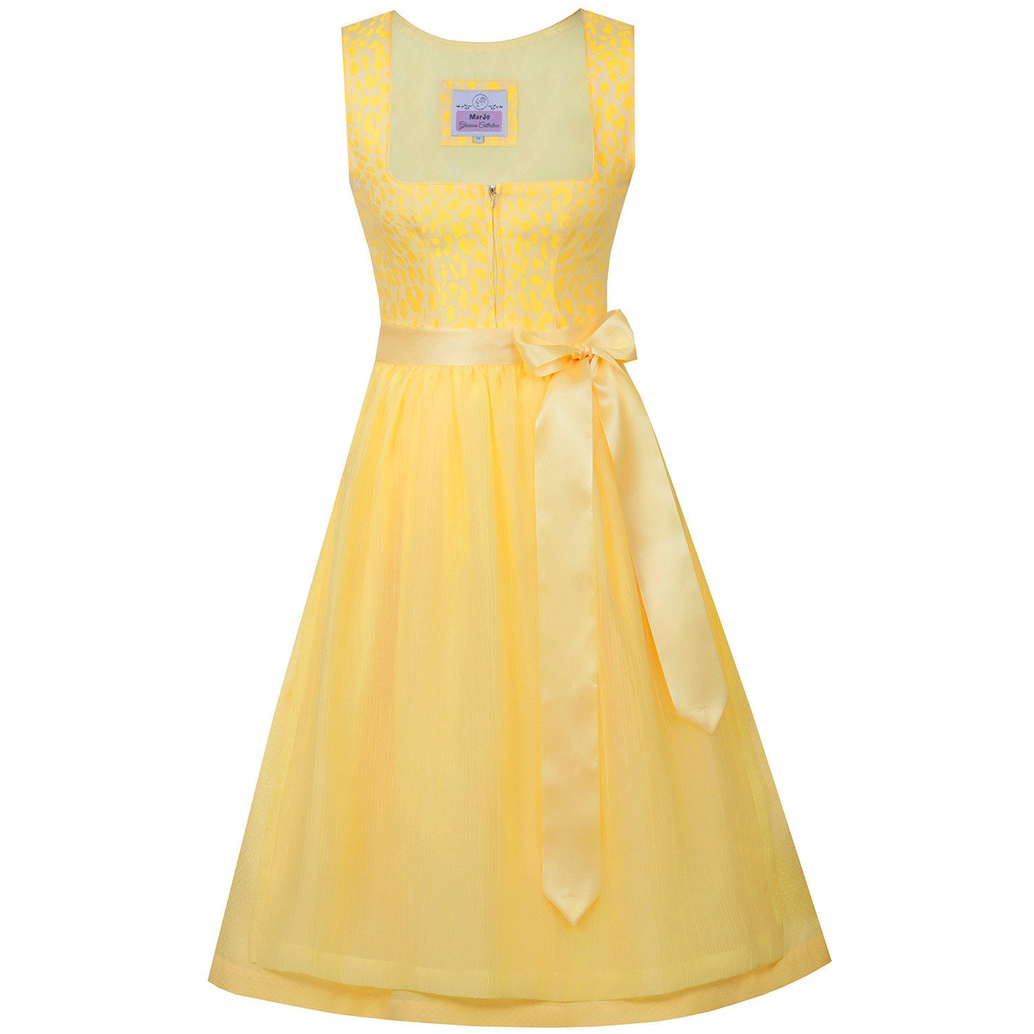 MarJo Dirndl 'Insingen' 918465, Zitrone 65cm günstig online kaufen