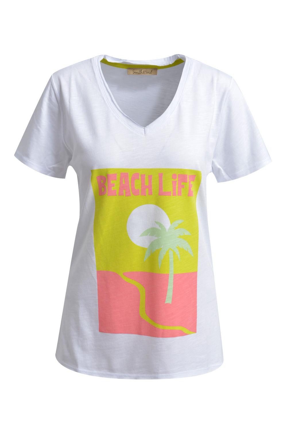 Smith & Soul T-Shirt T-SHIRT SLUB WITH PRINT