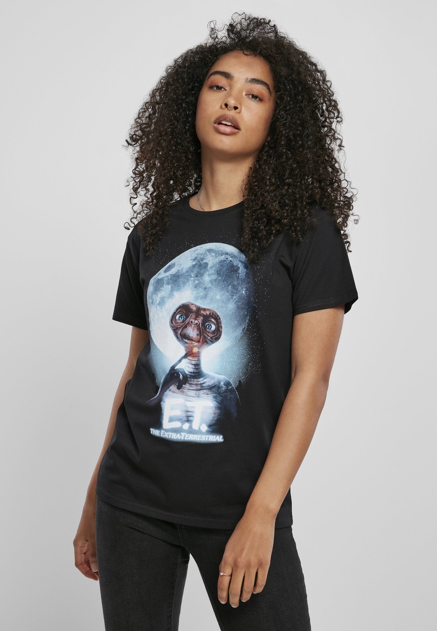 Merchcode T-Shirt Damen Ladies E.T. Face Tee (1-tlg) | T-Shirts