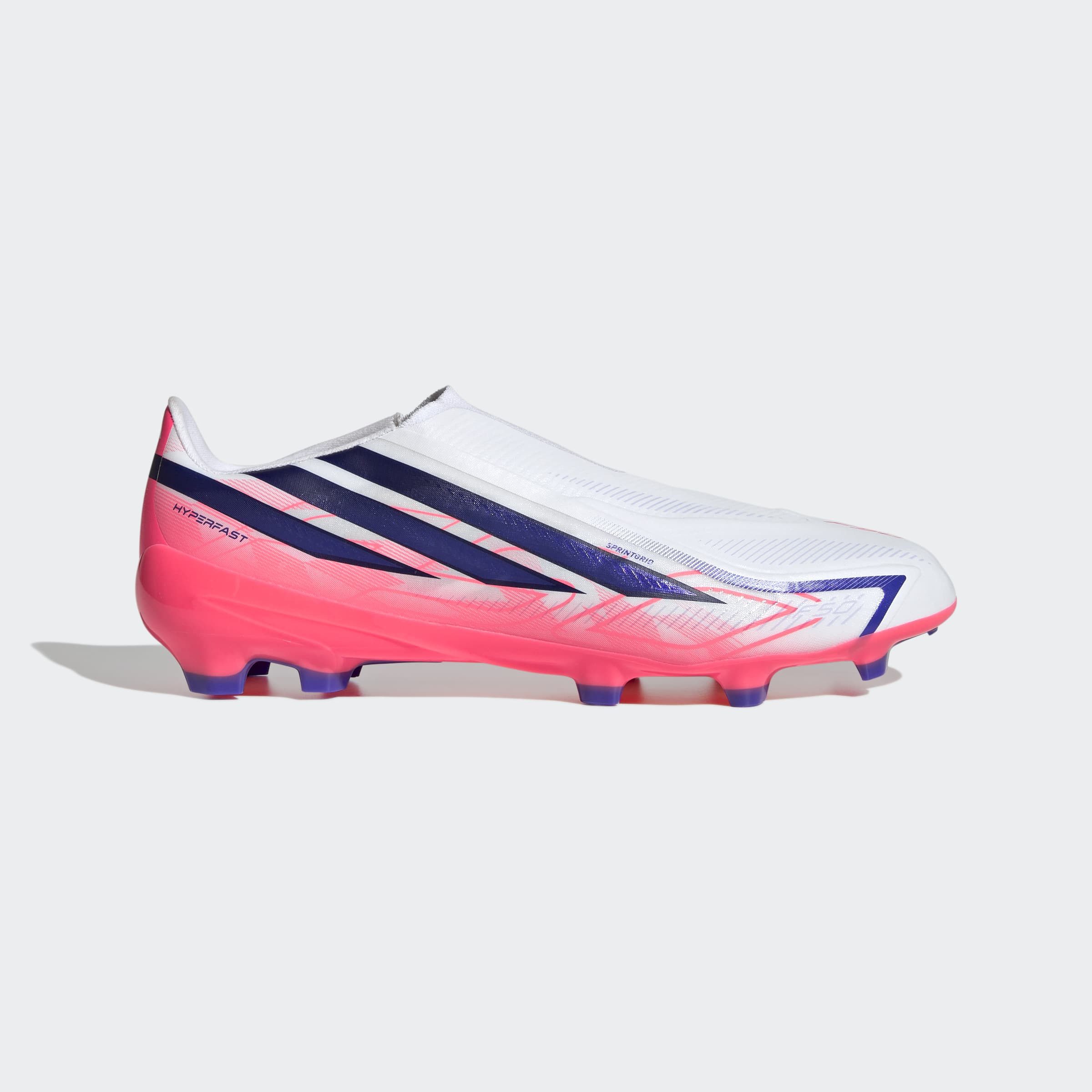 adidas Performance F50 HYPERFAST LEAGUE, SCHNÜRLOS, FESTE BÖDEN Fußballschuh Außensohle für Rasen und feste Böden