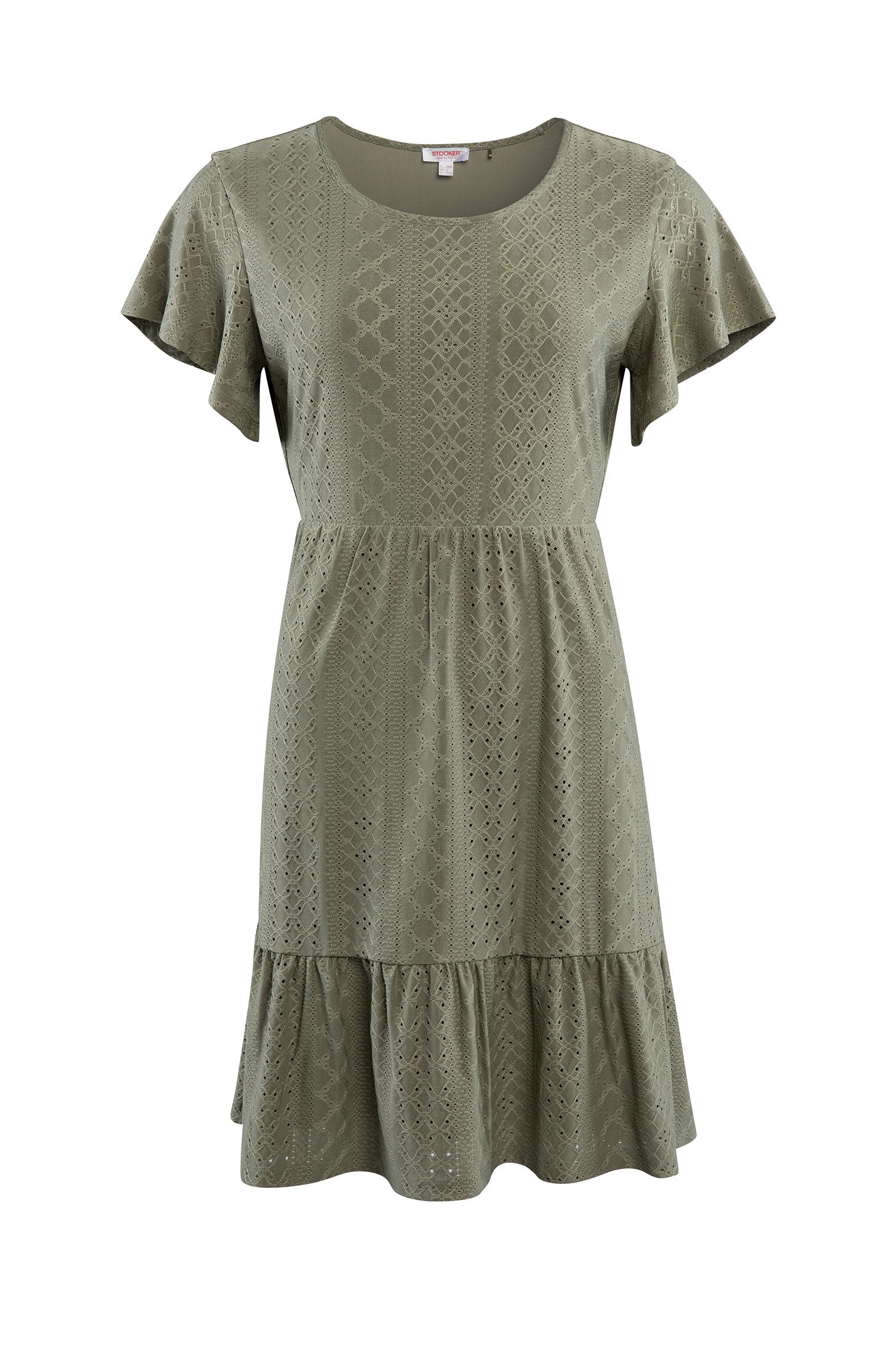 STOOKER WOMEN Spitzenkleid KIRA Kleid Kurzarmkleid Spitze elastisch tailliert für Damen – Bild 4 von 4