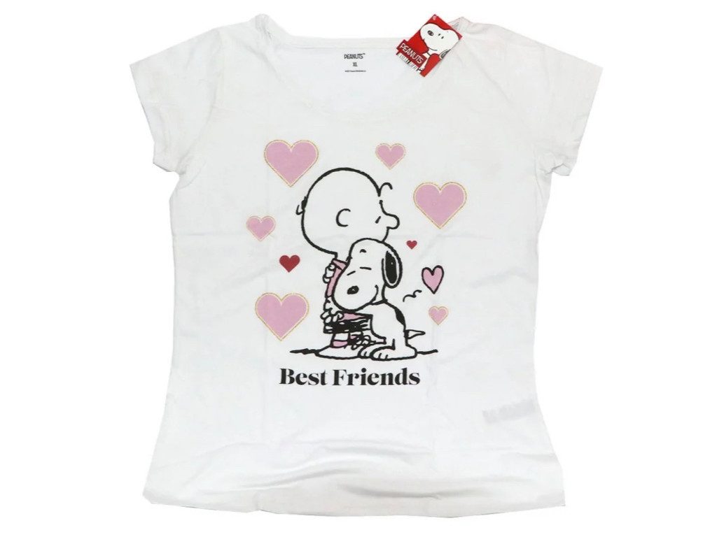 Snoopy Schlafanzug The Peanuts Schlafanzug für Damen Snoopy und Charlie Brown